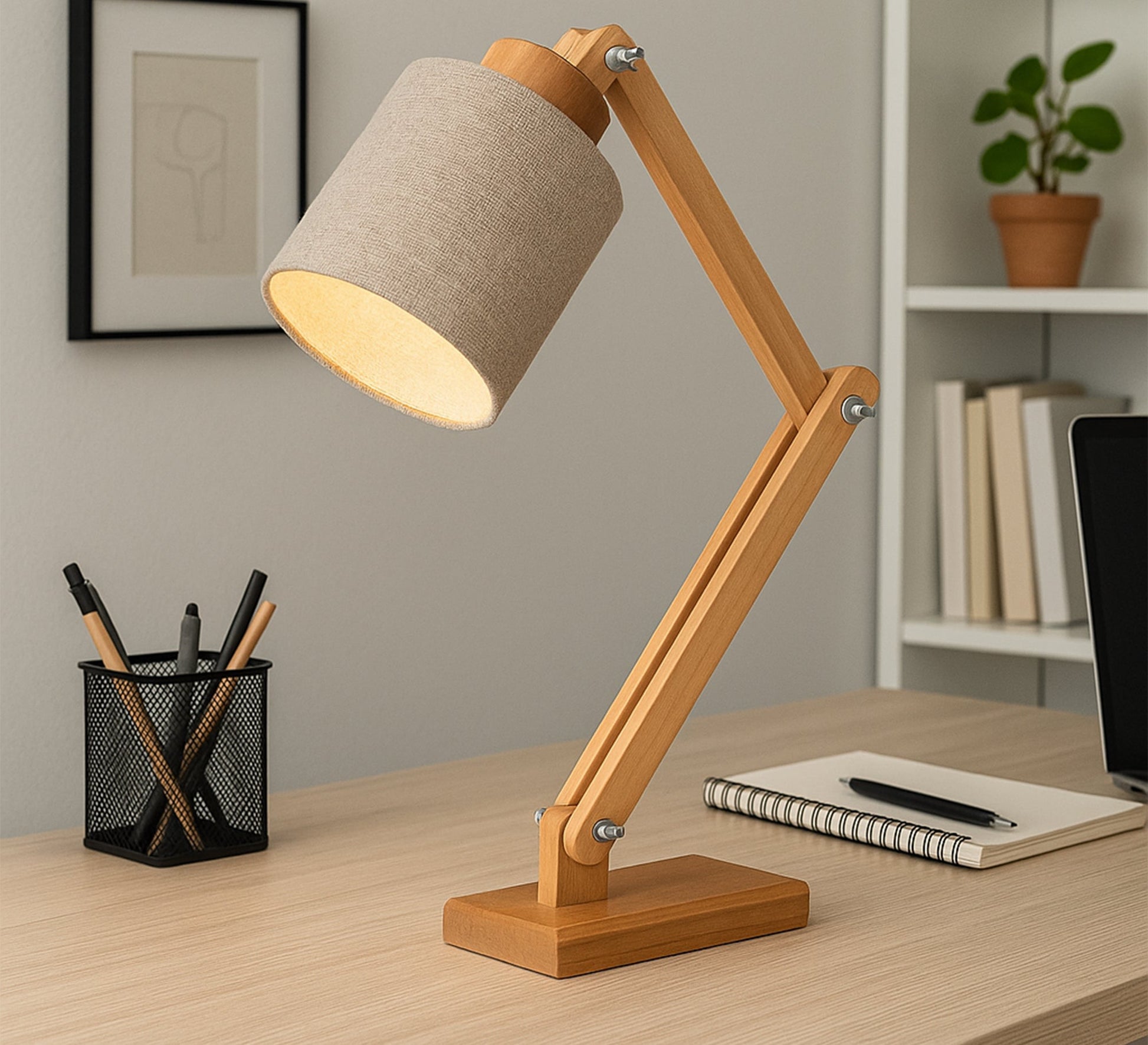 Table lighting unit with a movable arm - Vitrine Furniture - Lighting