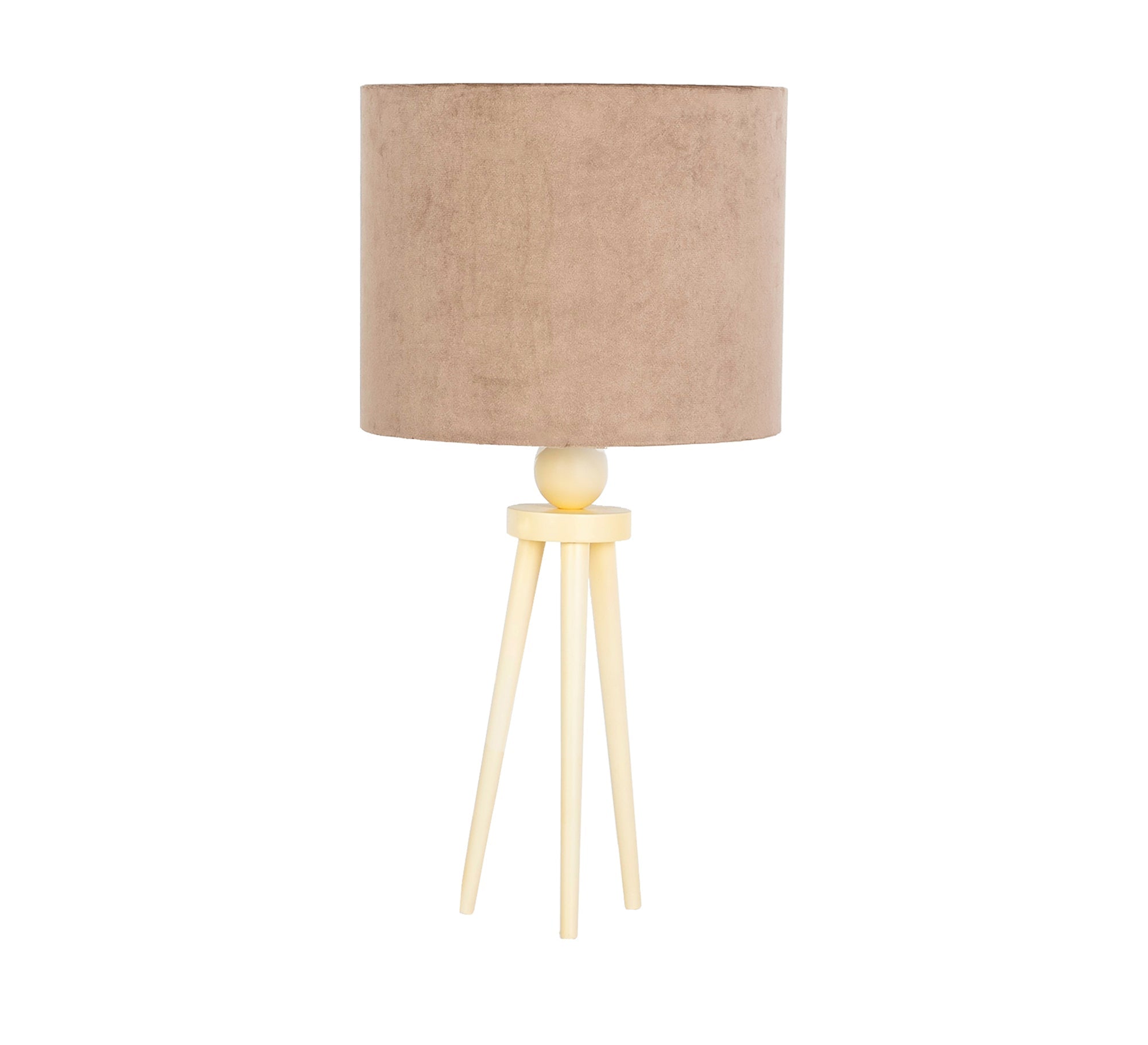 Table lighting unit with a three - legged beech base - Vitrine Furniture - Lighting