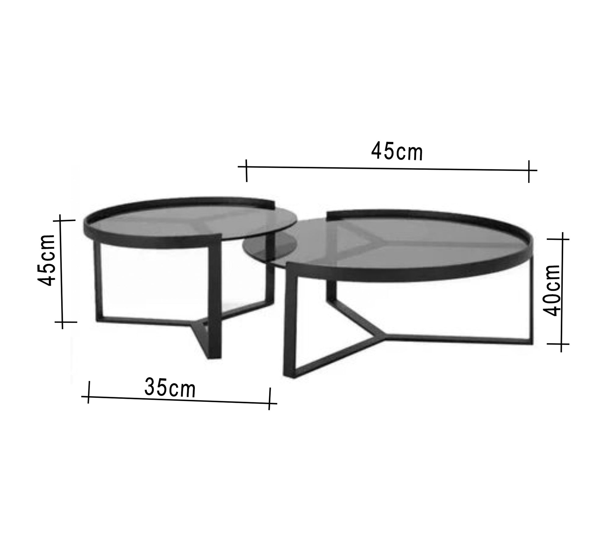 Table set with incomplete decorative frames - Vitrine Furniture - Furniture