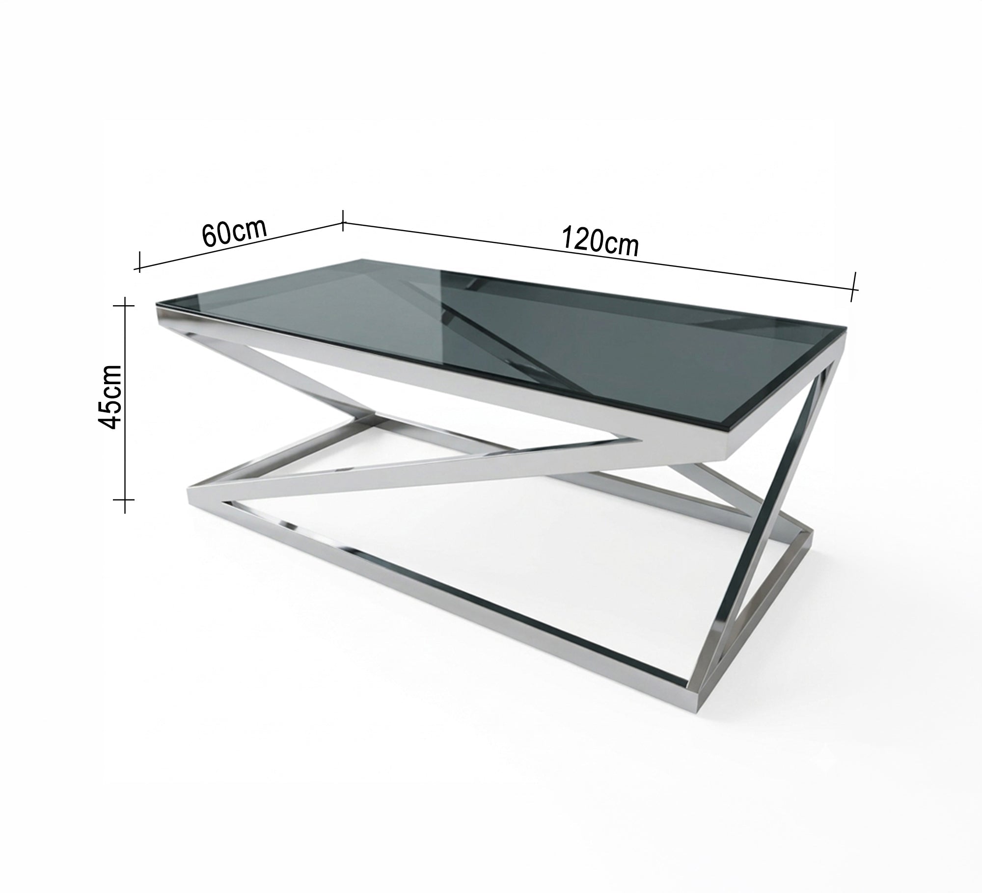 Table with a repeating Z - letter chassis - Vitrine Furniture - Coffee Tables