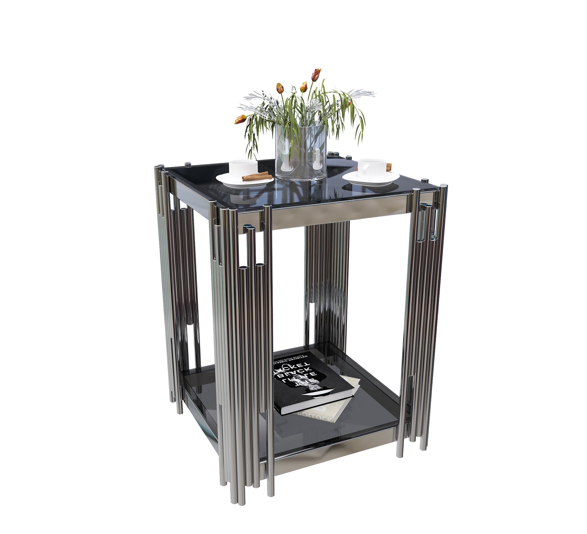 Table with thin decorative tube tops - Vitrine Furniture - Furniture