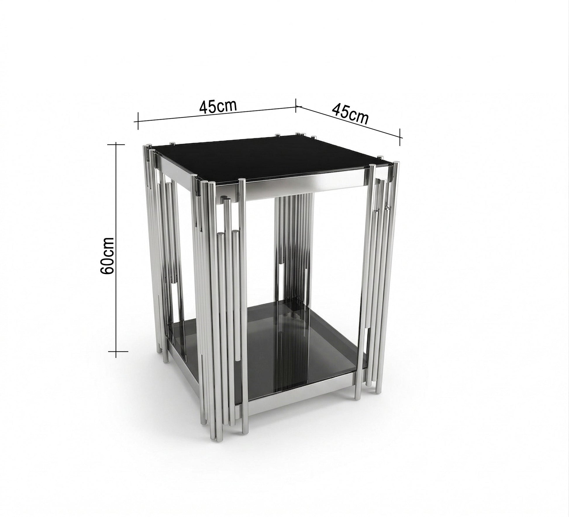 Table with thin decorative tube tops - Vitrine Furniture - Side Tables