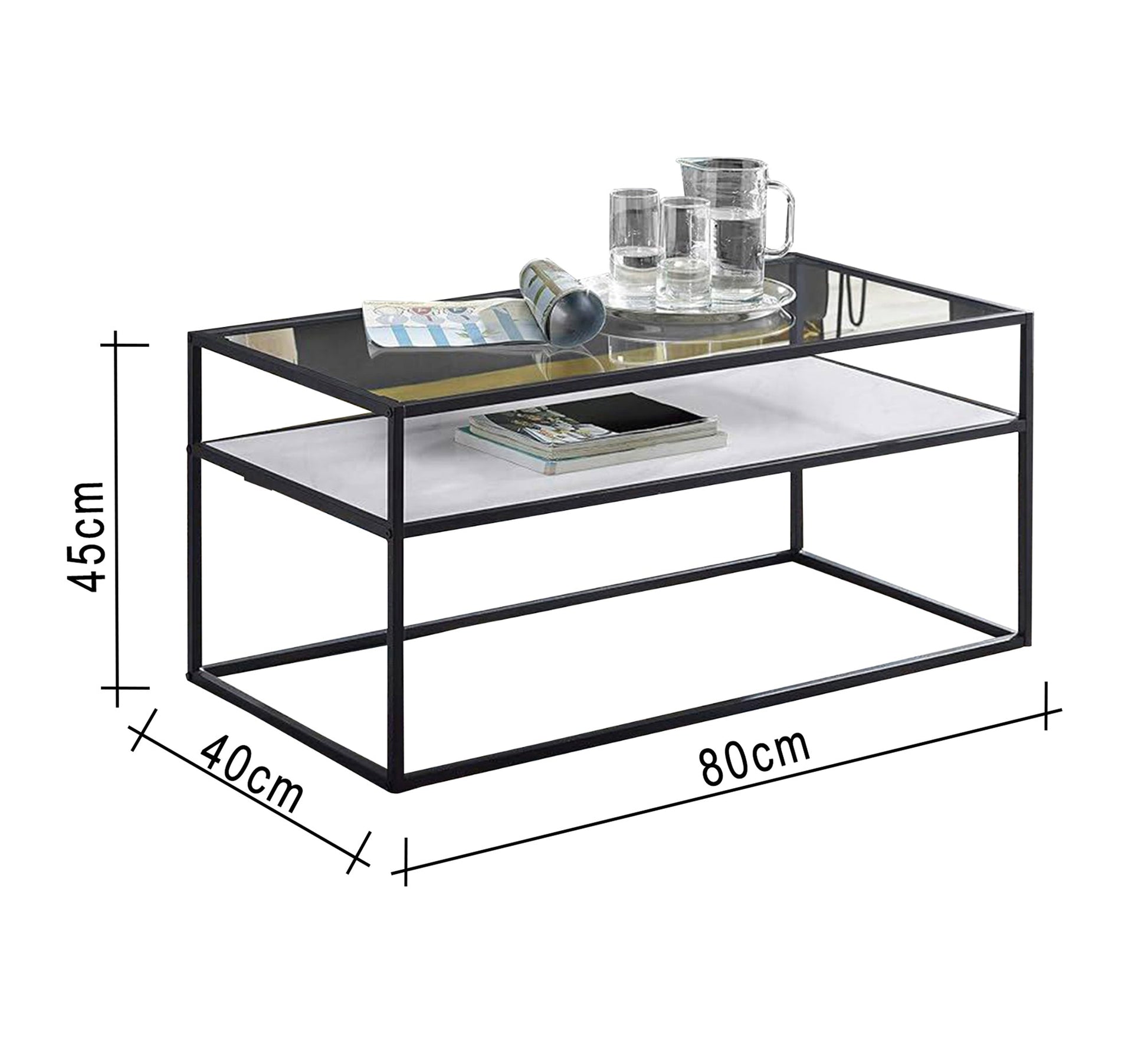 Table with two different material surfaces - Vitrine Furniture - Furniture