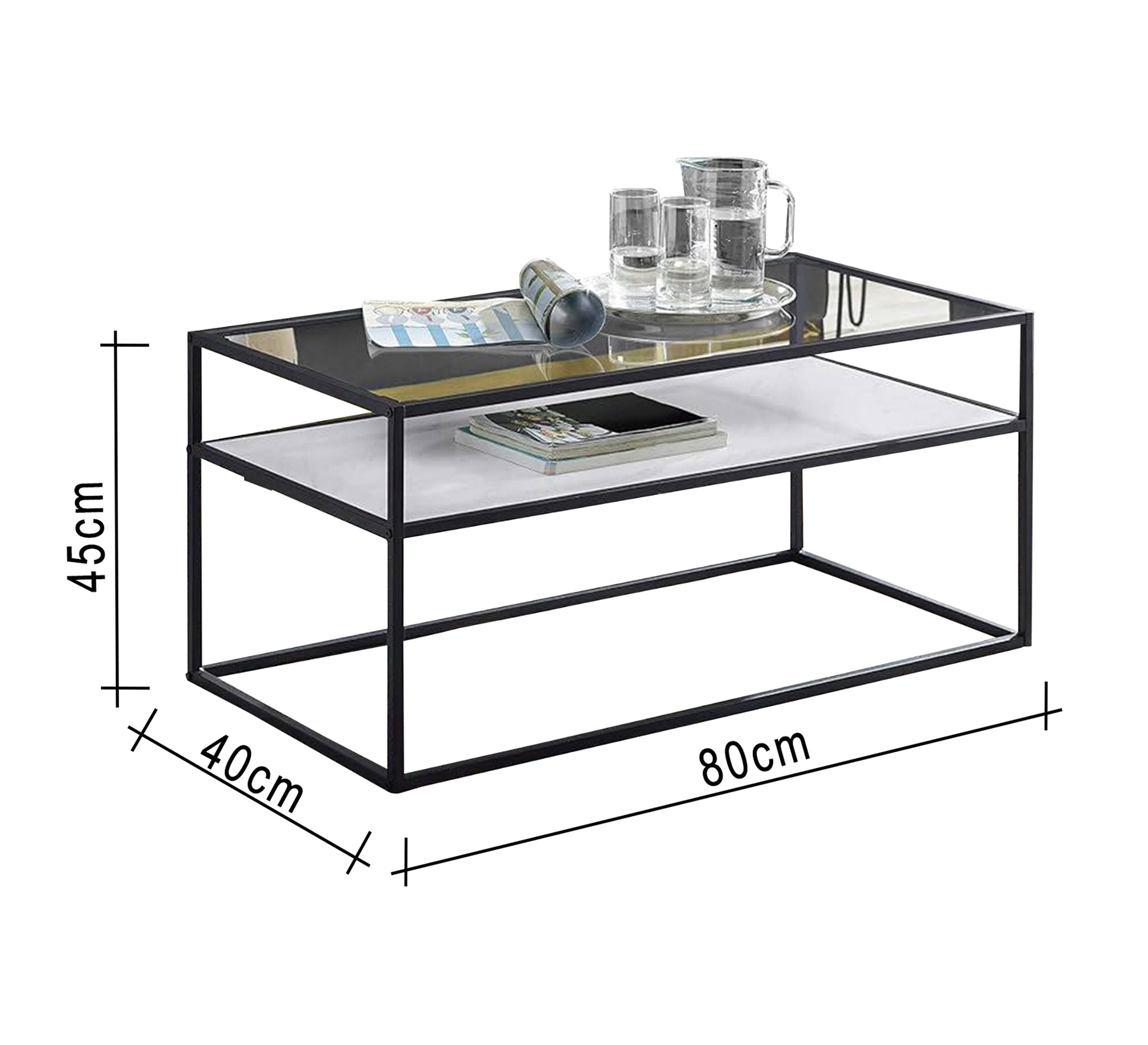 Table with two different material surfaces - Vitrine Furniture - Furniture