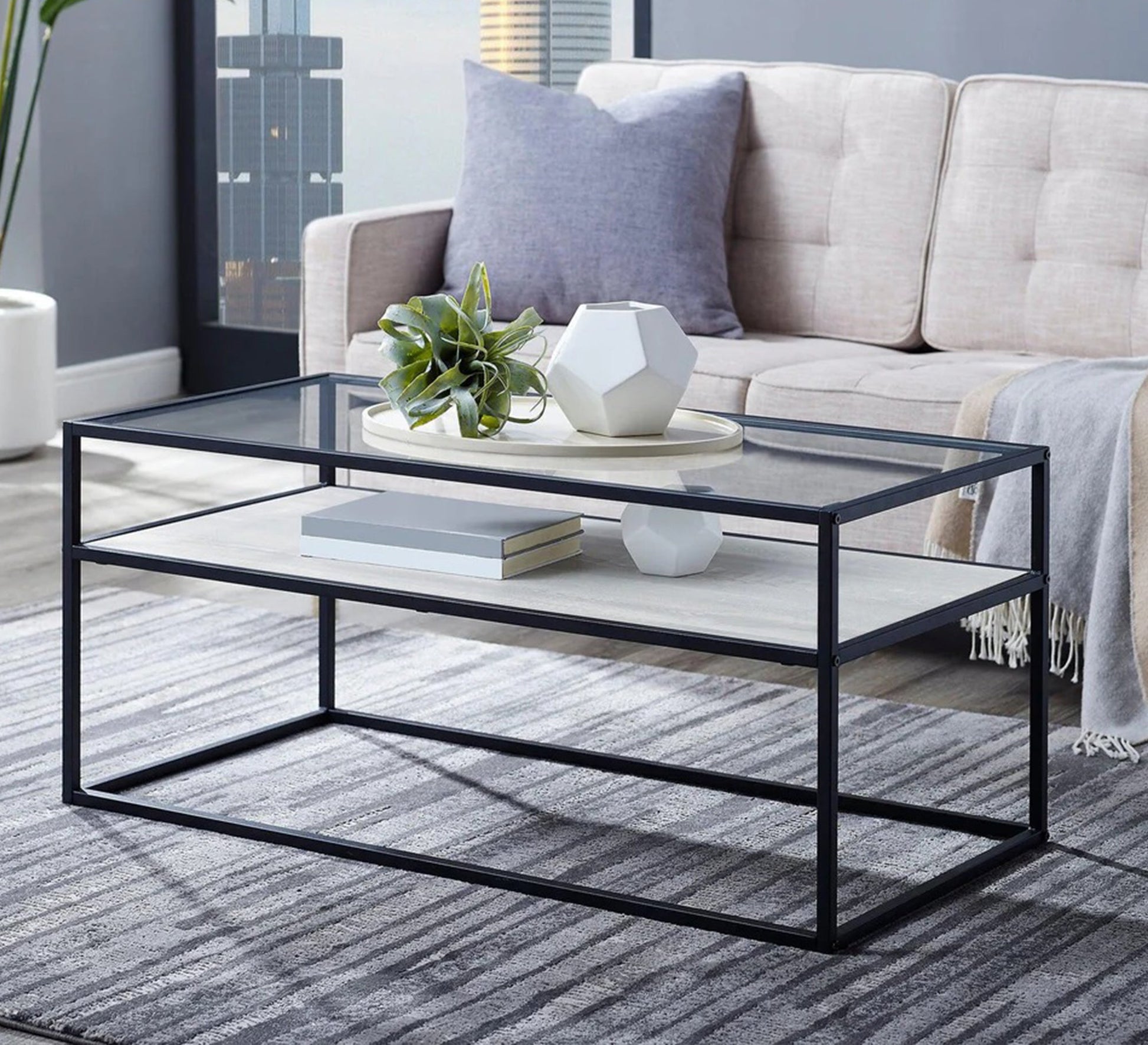 Table with two different material surfaces - Vitrine Furniture - Furniture