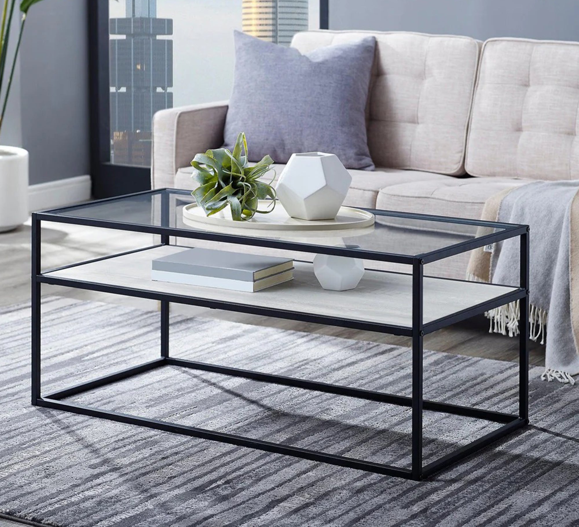 Table with two different material surfaces - Vitrine Furniture - Furniture