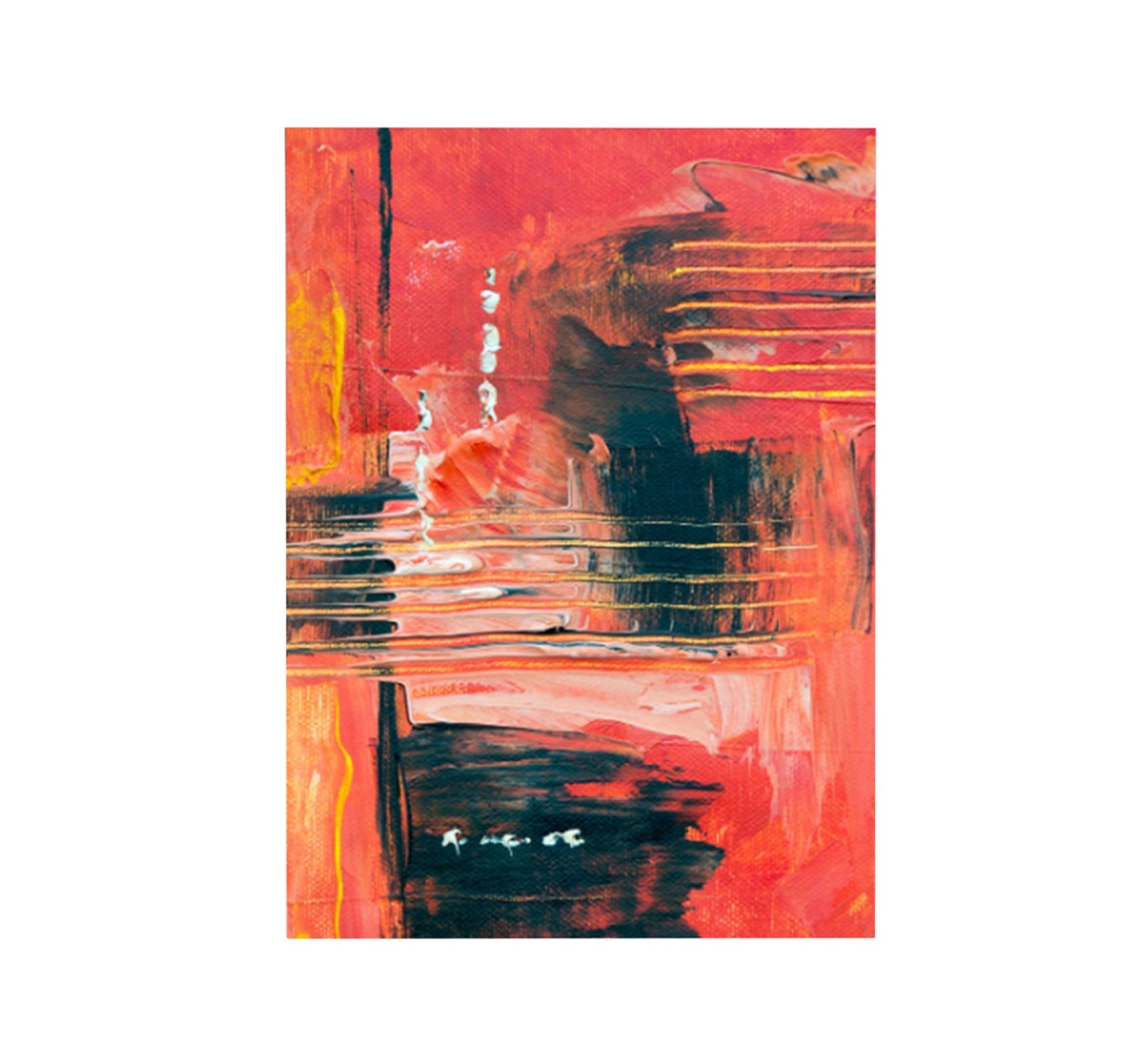 Tableau for drawings in black and orange - Vitrine Furniture - Décor