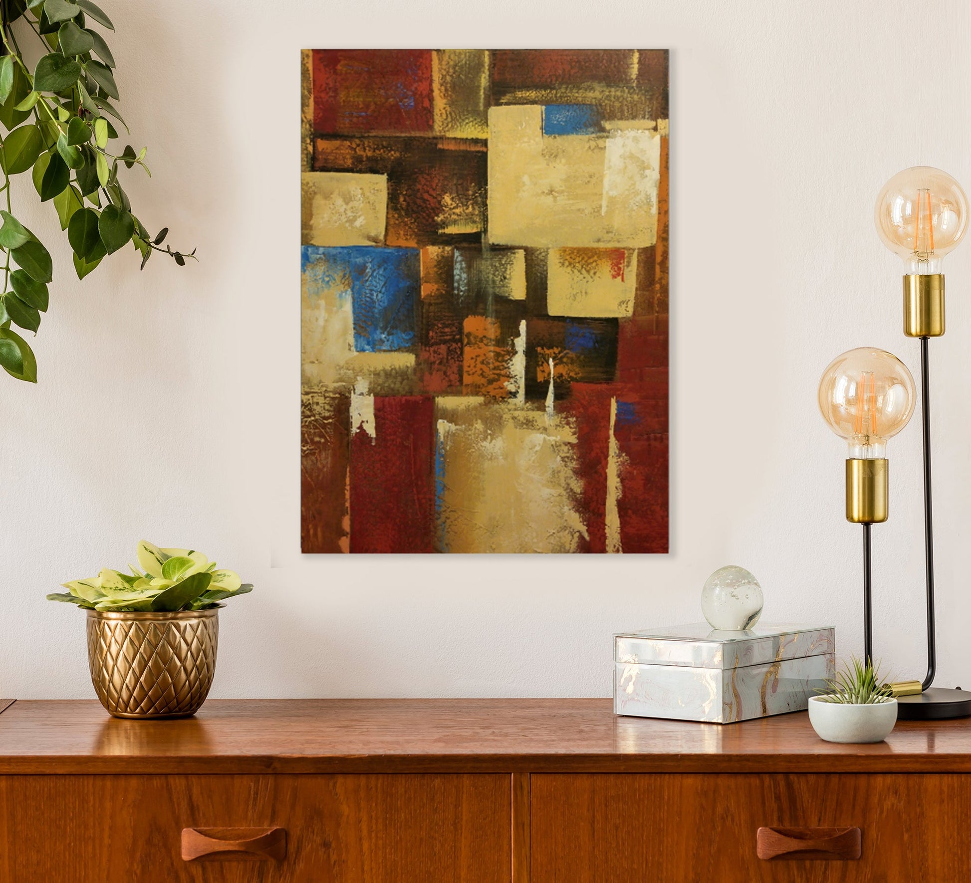 Tableau in brown tones - Vitrine Furniture - Décor