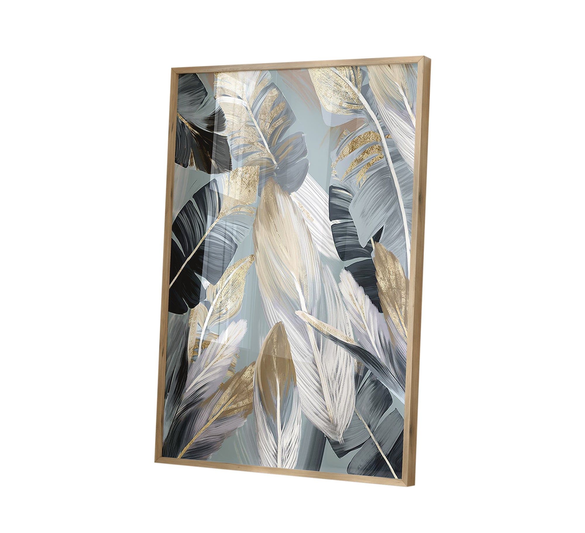 Tableau with calm, overlapping colors - Vitrine Furniture - Décor