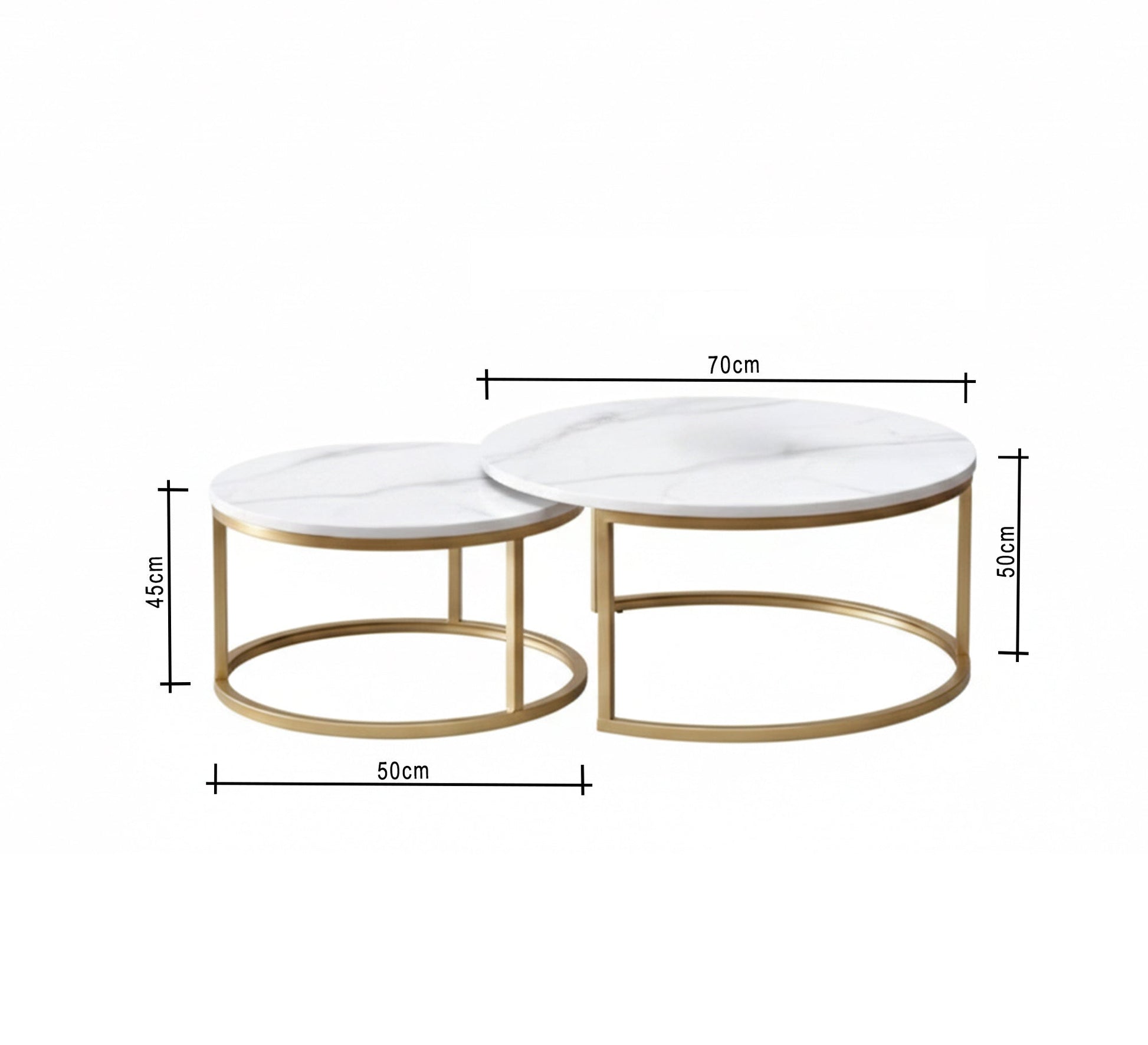 Tables where the magic of white meets the magic of gold - Vitrine Furniture - Furniture