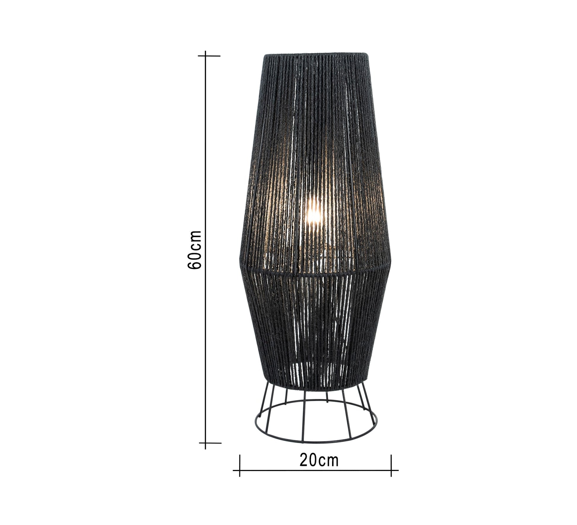 Tall floor lamp in black - Vitrine Furniture - Lighting