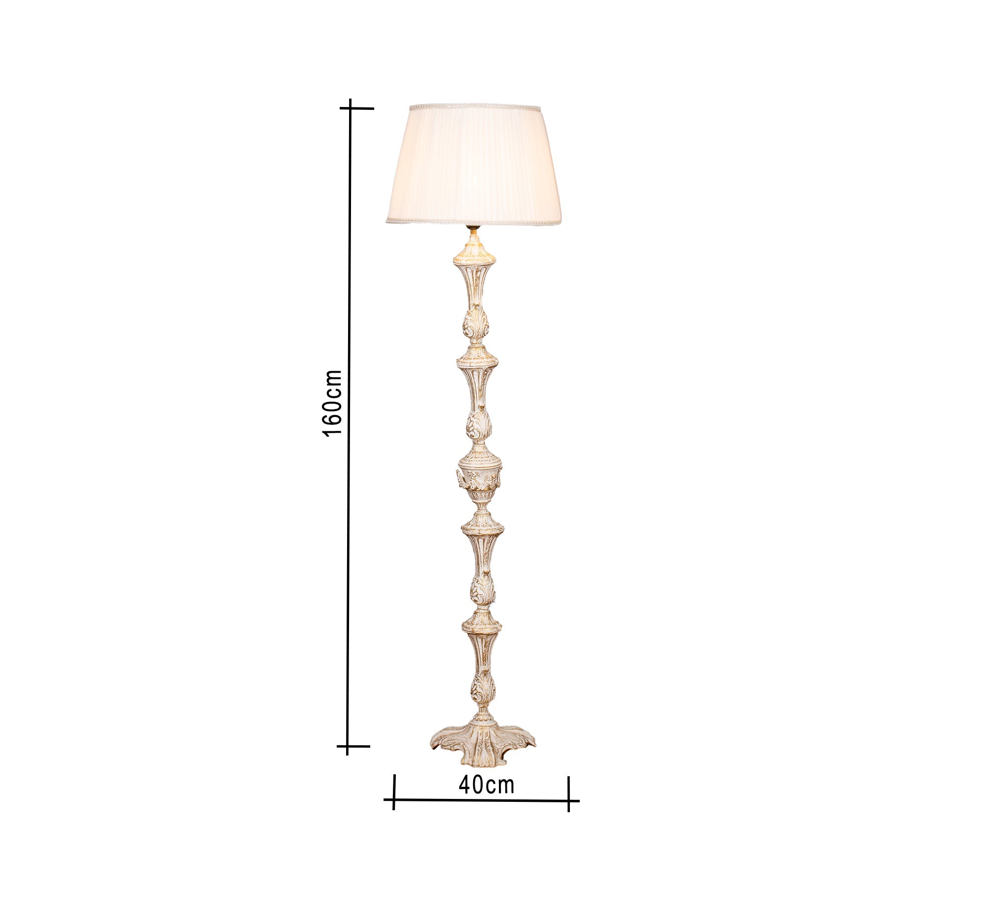 Tall floor lamp with a luxurious touch - Vitrine Furniture - Lighting