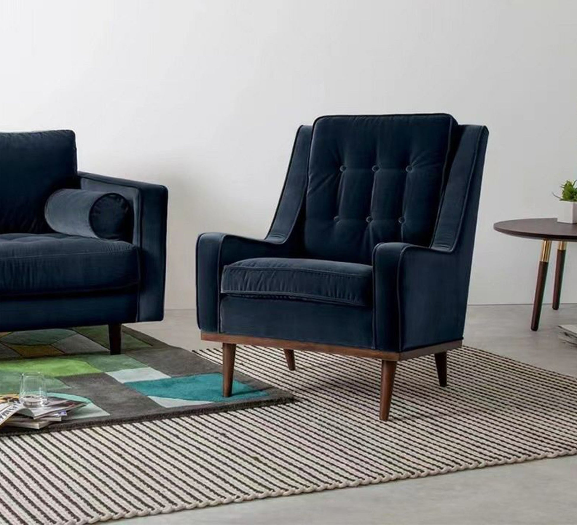 Tapered - legged armchair - Vitrine Furniture - Furniture