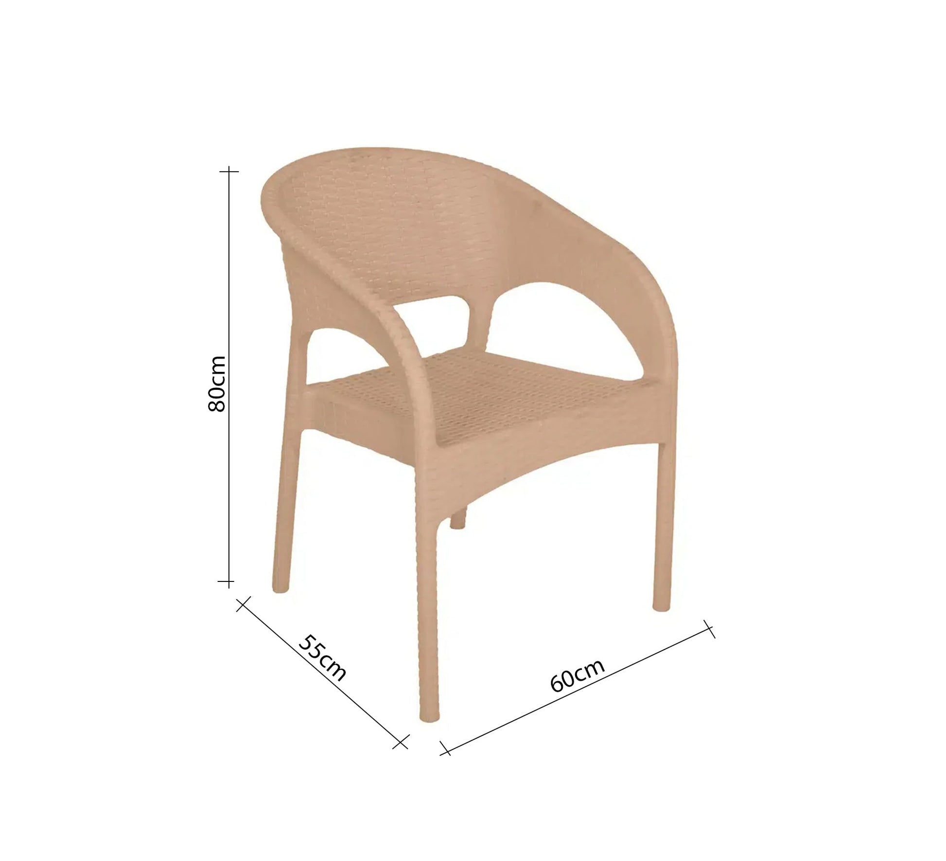 Terrace and garden seating set with a square table - Vitrine Furniture - Outdoor Products