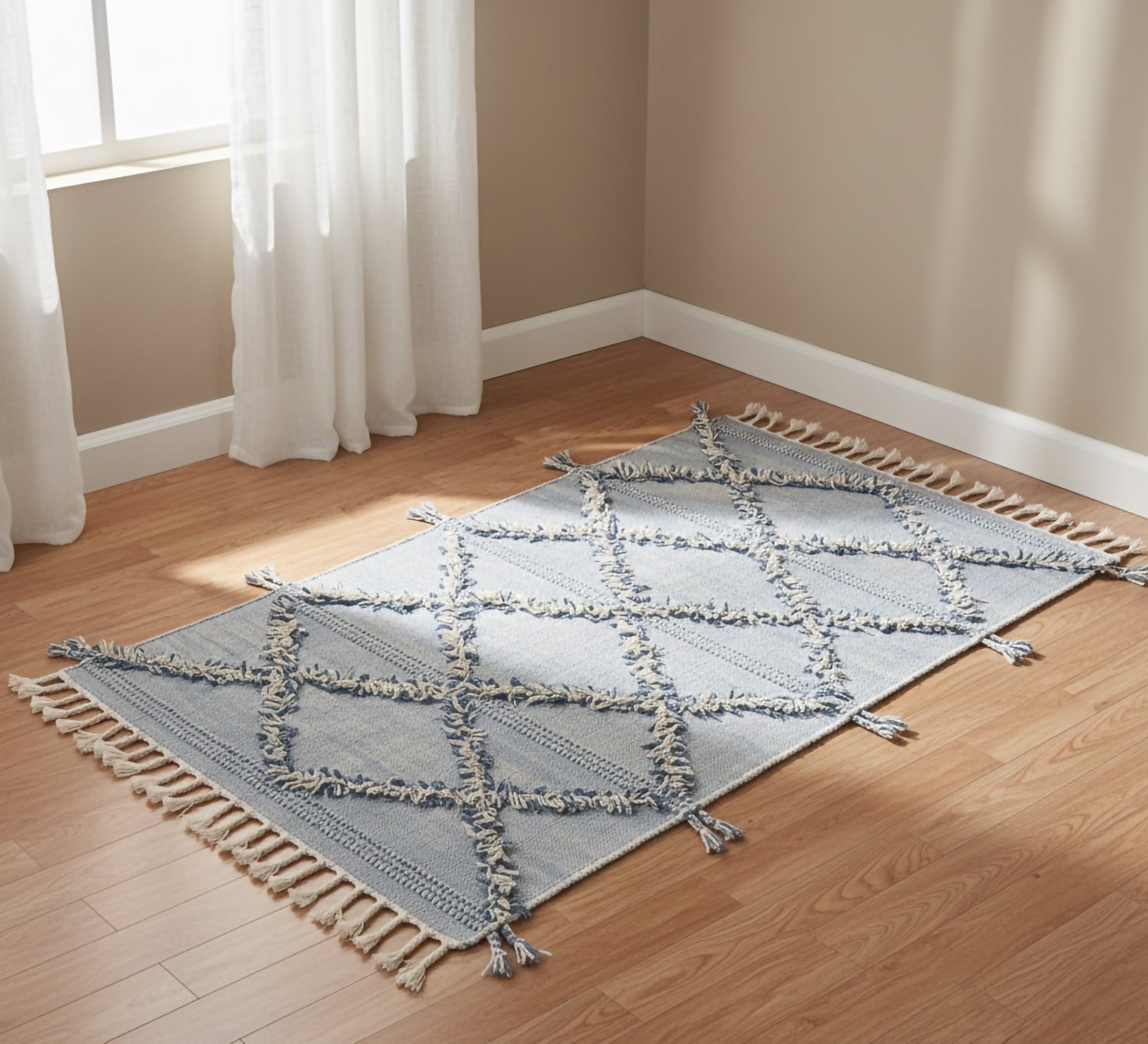 Textured rug in a neutral color - Vitrine Furniture - Accessories