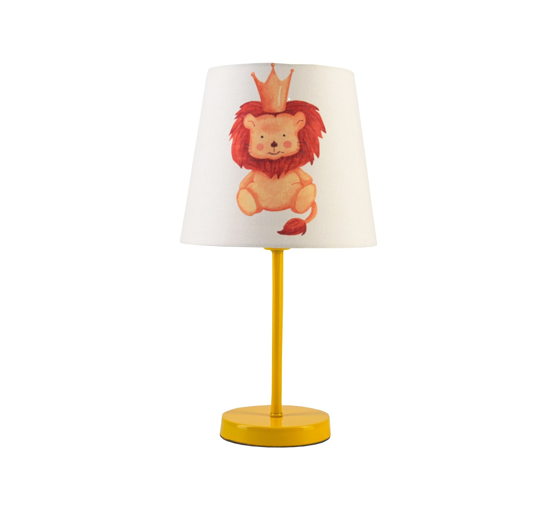 The Lion King Lamp : Light, Fun, Kids, Unique Decor with a Golden Base - Vitrine Furniture - Lighting