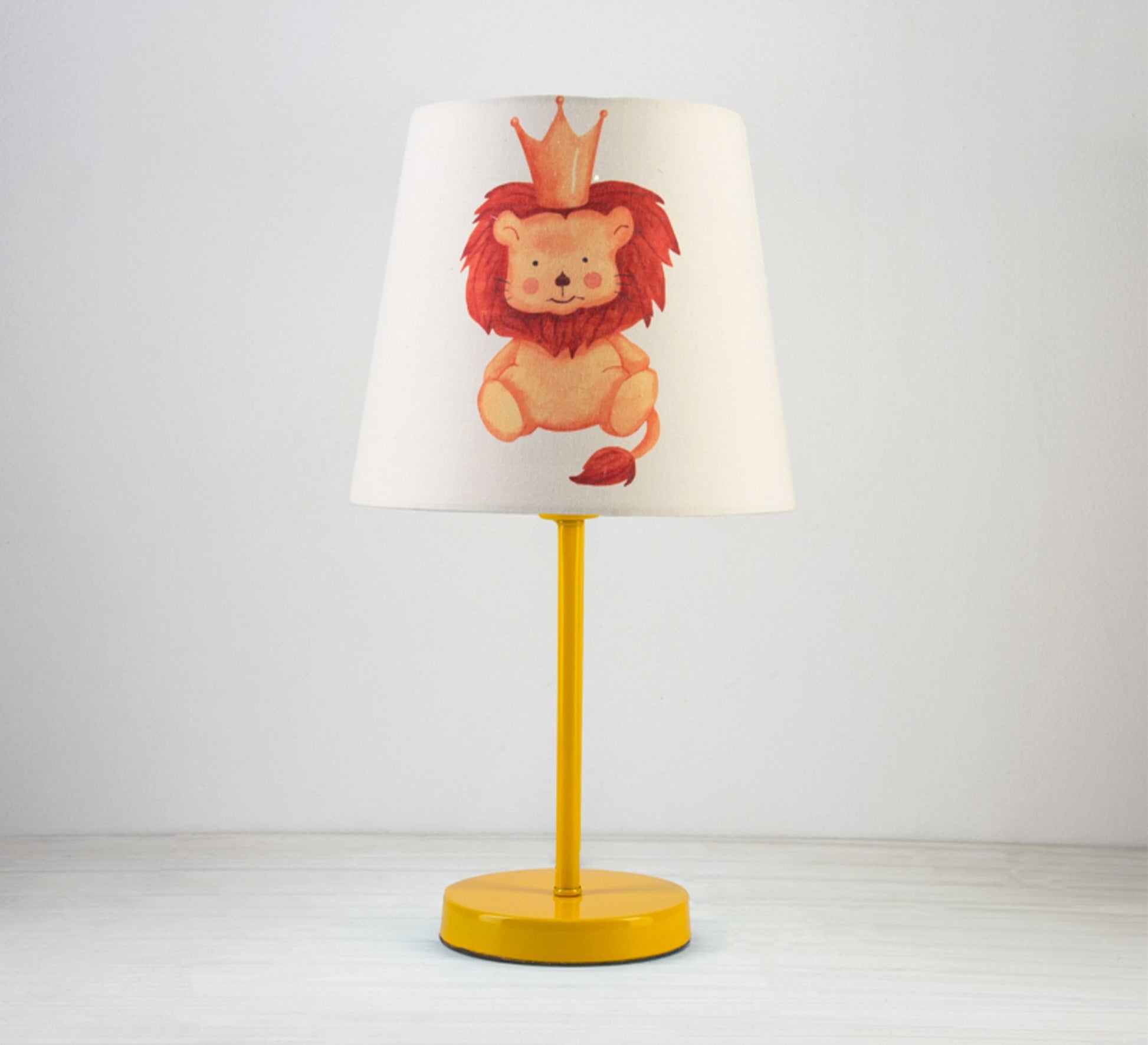 The Lion King Lamp : Light, Fun, Kids, Unique Decor with a Golden Base - Vitrine Furniture - Lighting