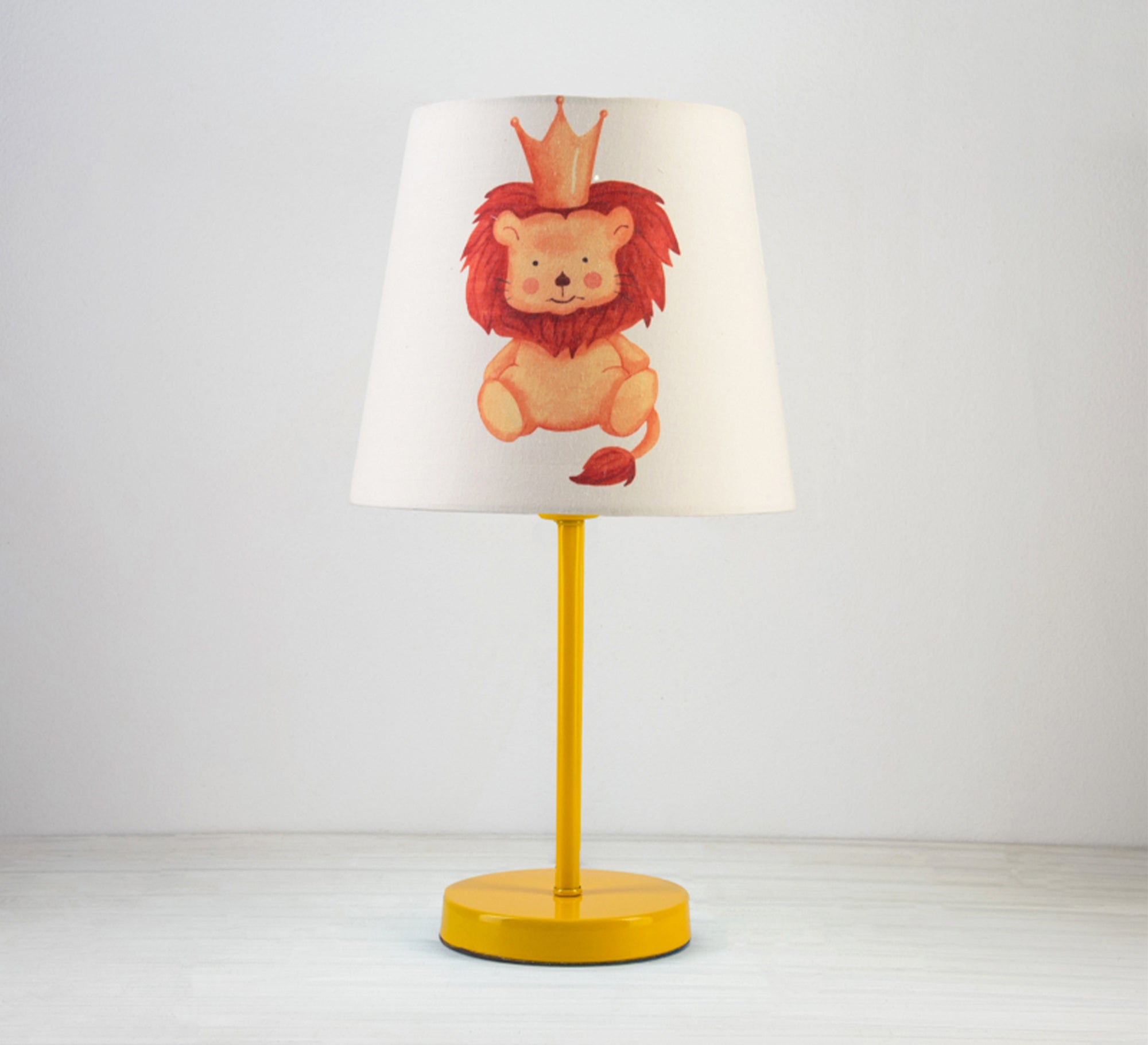 The Lion King Lamp : Light, Fun, Kids, Unique Decor with a Golden Base - Vitrine Furniture - Lighting