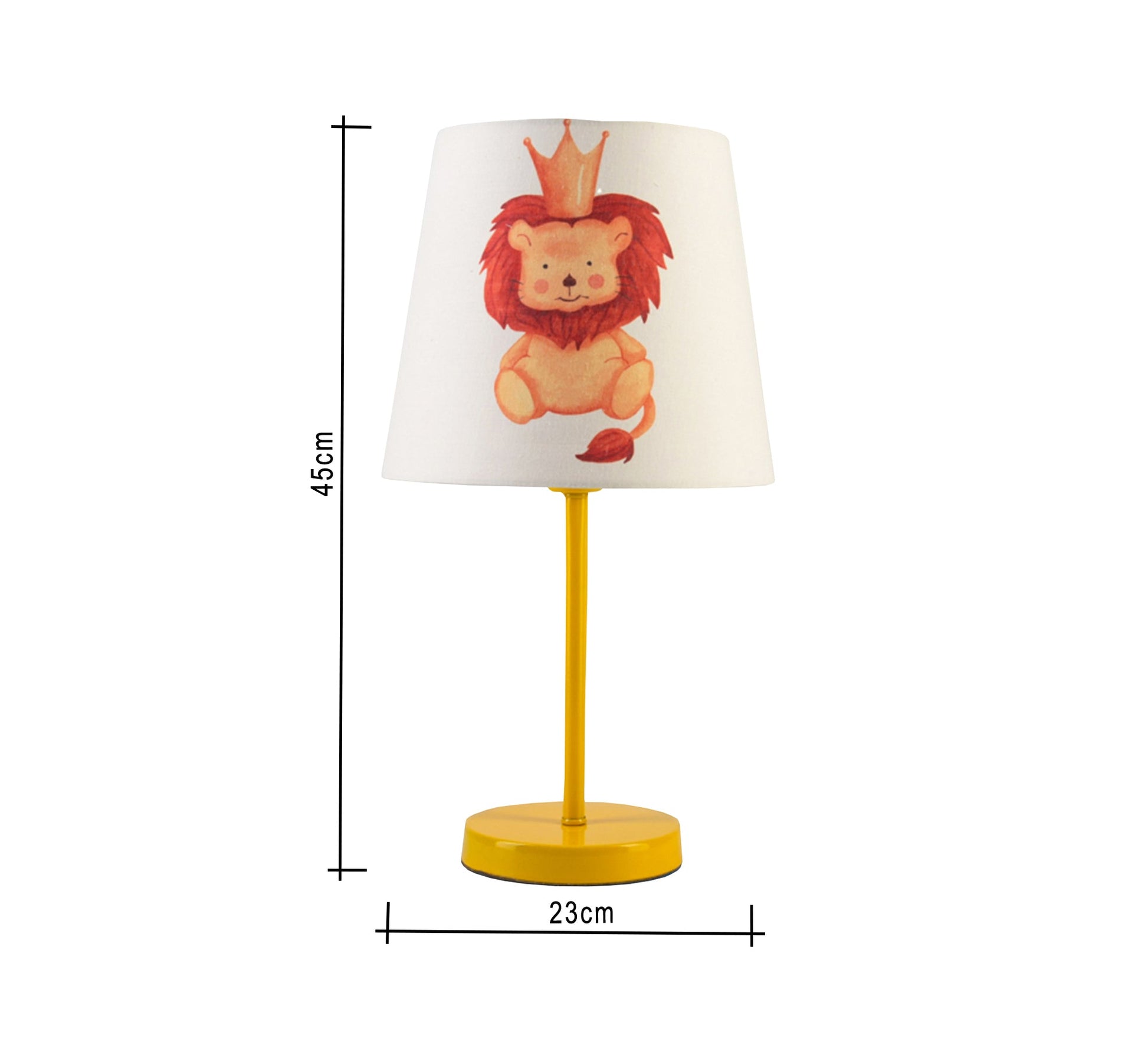 The Lion King Lamp : Light, Fun, Kids, Unique Decor with a Golden Base - Vitrine Furniture - Lighting