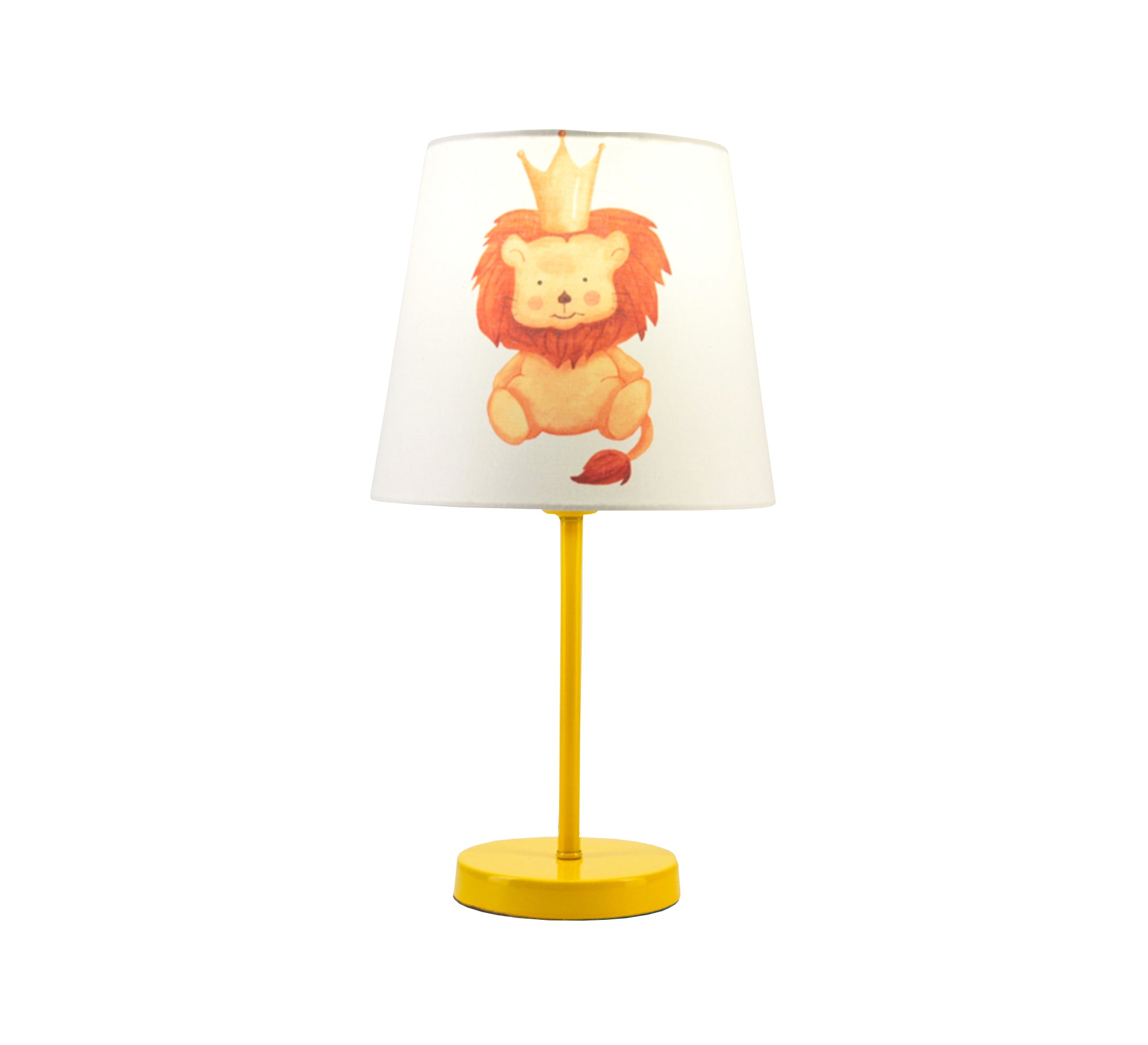 The Lion King Lamp : Light, Fun, Kids, Unique Decor with a Golden Base - Vitrine Furniture - Lighting