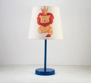 The Lion King Lamp : Light, Fun, Kids, Unique Decor with Blue Base - Vitrine Furniture - Lighting