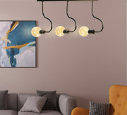 Three - Arm Ruler Ceiling Lamp - Vitrine Furniture - Lighting