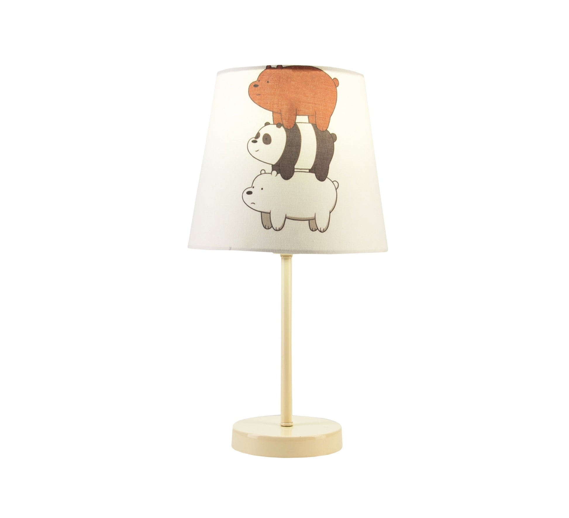 Three Bears Lamp: Cute and playful design with a beige base - Vitrine Furniture - Lighting