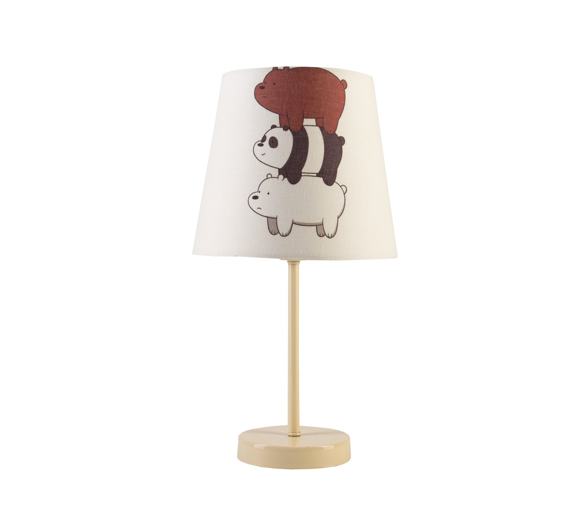 Three Bears Lamp: Cute and playful design with a beige base - Vitrine Furniture - Lighting