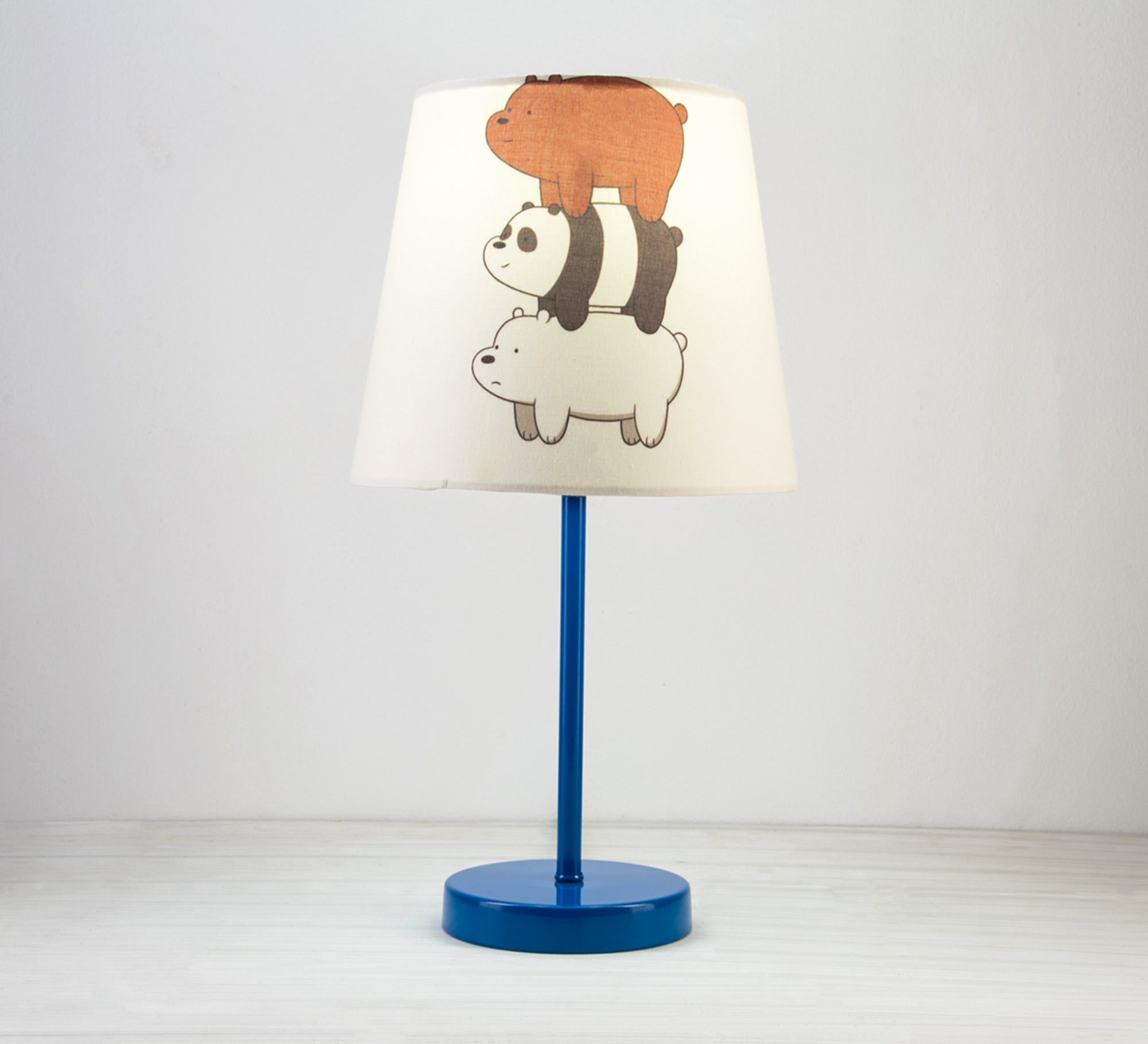 Three Bears Lamp: Cute and playful design with a blue base - Vitrine Furniture - Lighting
