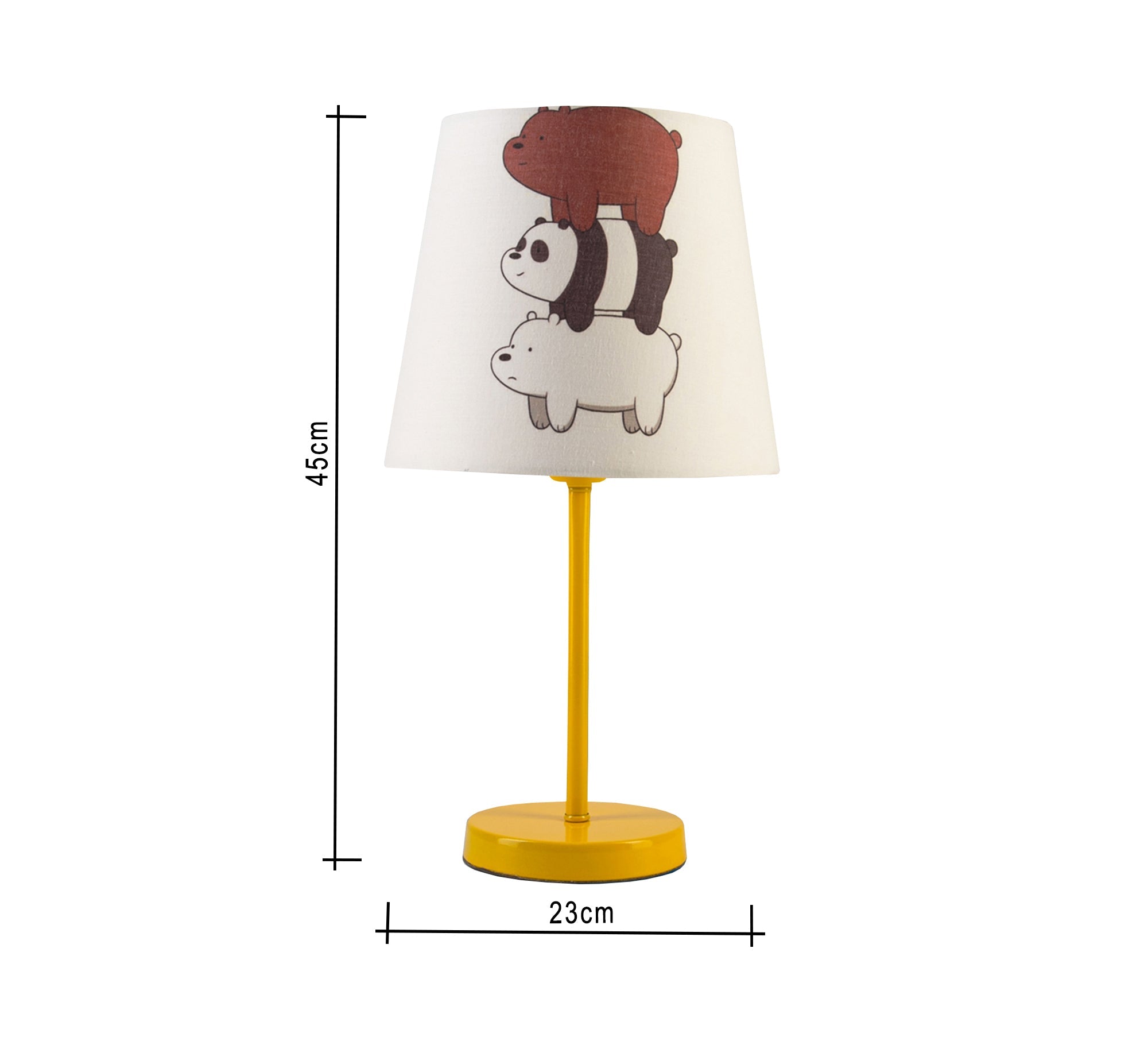 Three Bears Lamp: Cute and playful design with a golden base - Vitrine Furniture - Lighting