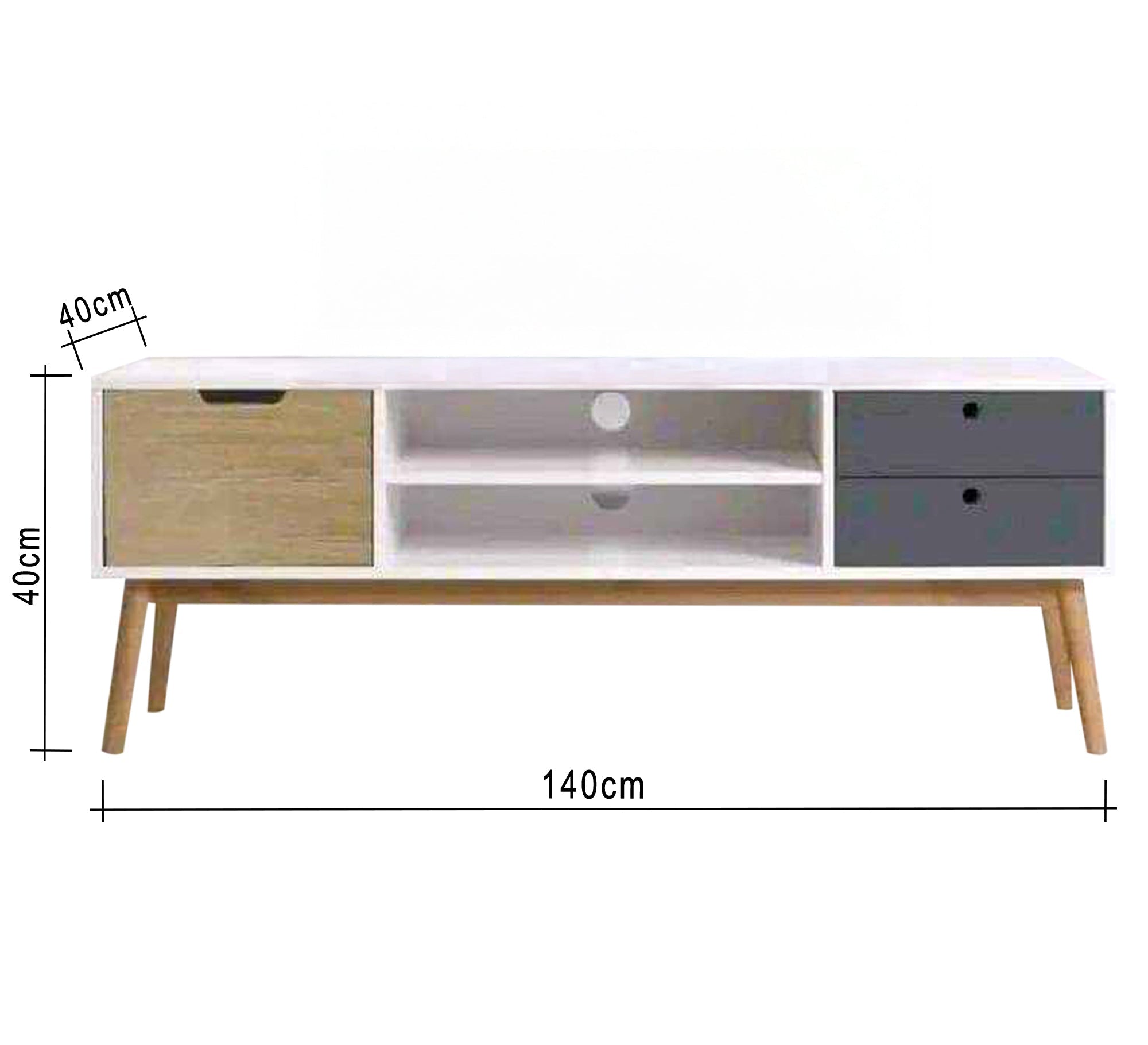 Three color TV unit - Vitrine Furniture - Furniture
