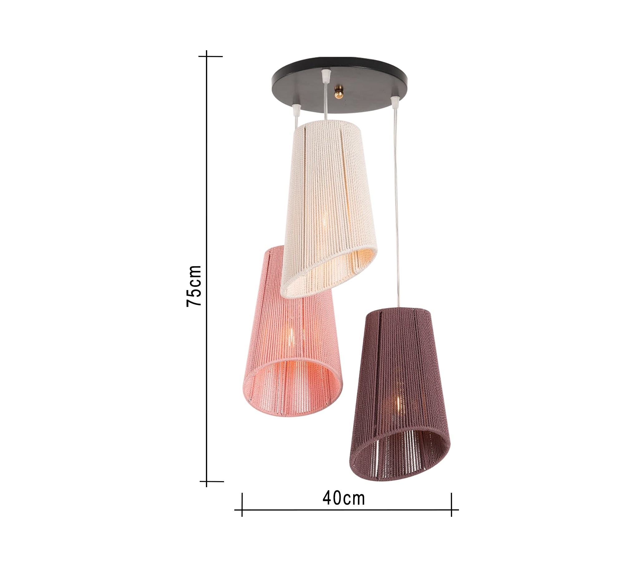 Three - colored pendant lighting - Vitrine Furniture - Lighting