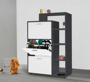 Three - door shoe rack with fan - Vitrine Furniture - Furniture