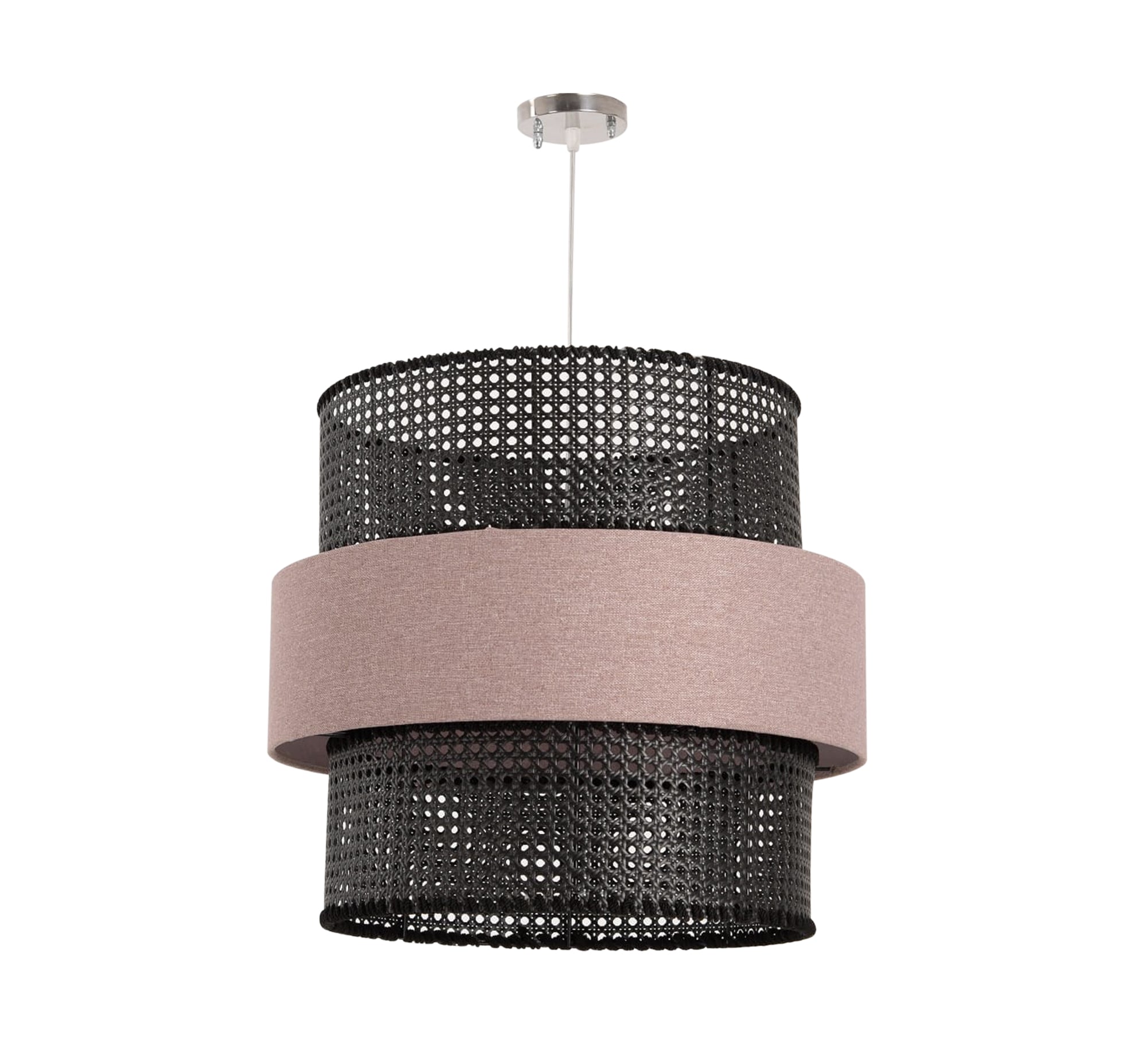 Three - light pendant lighting with a ceiling - mounted base - Vitrine Furniture - Lighting