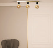 Three - Light Ruler Ceiling Lamp - Vitrine Furniture - Lighting