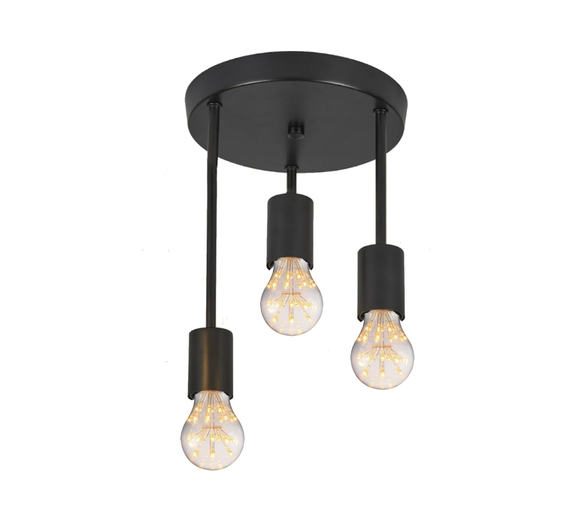 Three - pendant ceiling lamp with three bulbs - Vitrine Furniture - Lighting