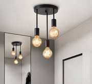Three - pendant ceiling lamp with three bulbs - Vitrine Furniture - Lighting