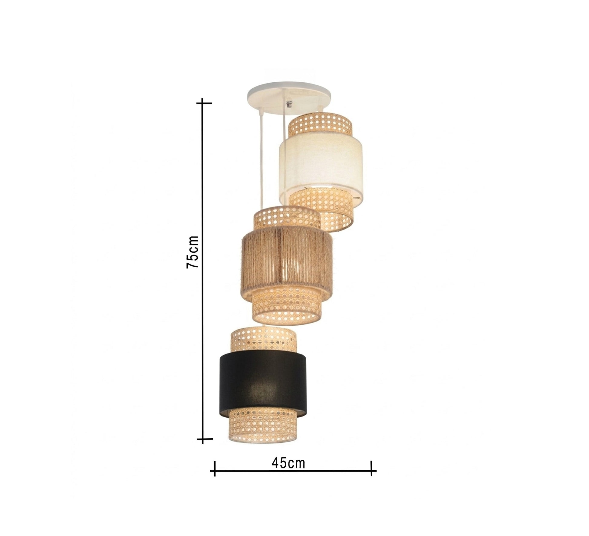 Three - piece ceiling light - Vitrine Furniture - Ceiling lights