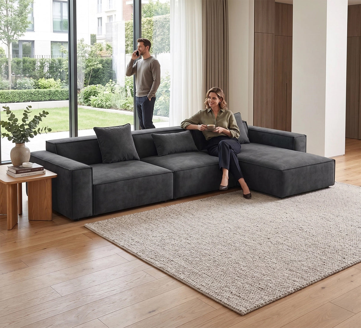 Three-piece flexible sofa – Vitrine Furniture