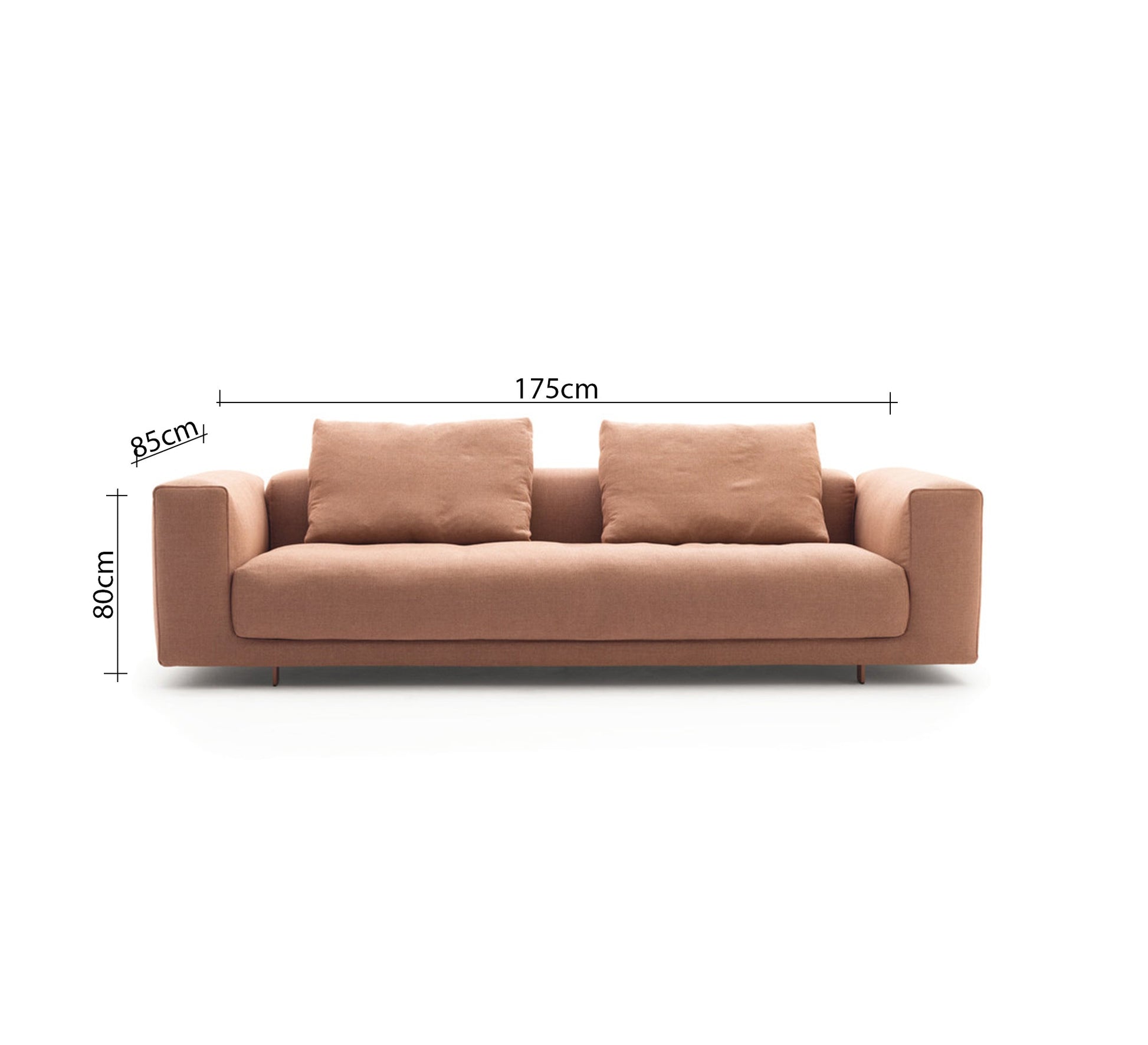 Three - seater sofa with one seat and two backrests - Vitrine Furniture - Furniture