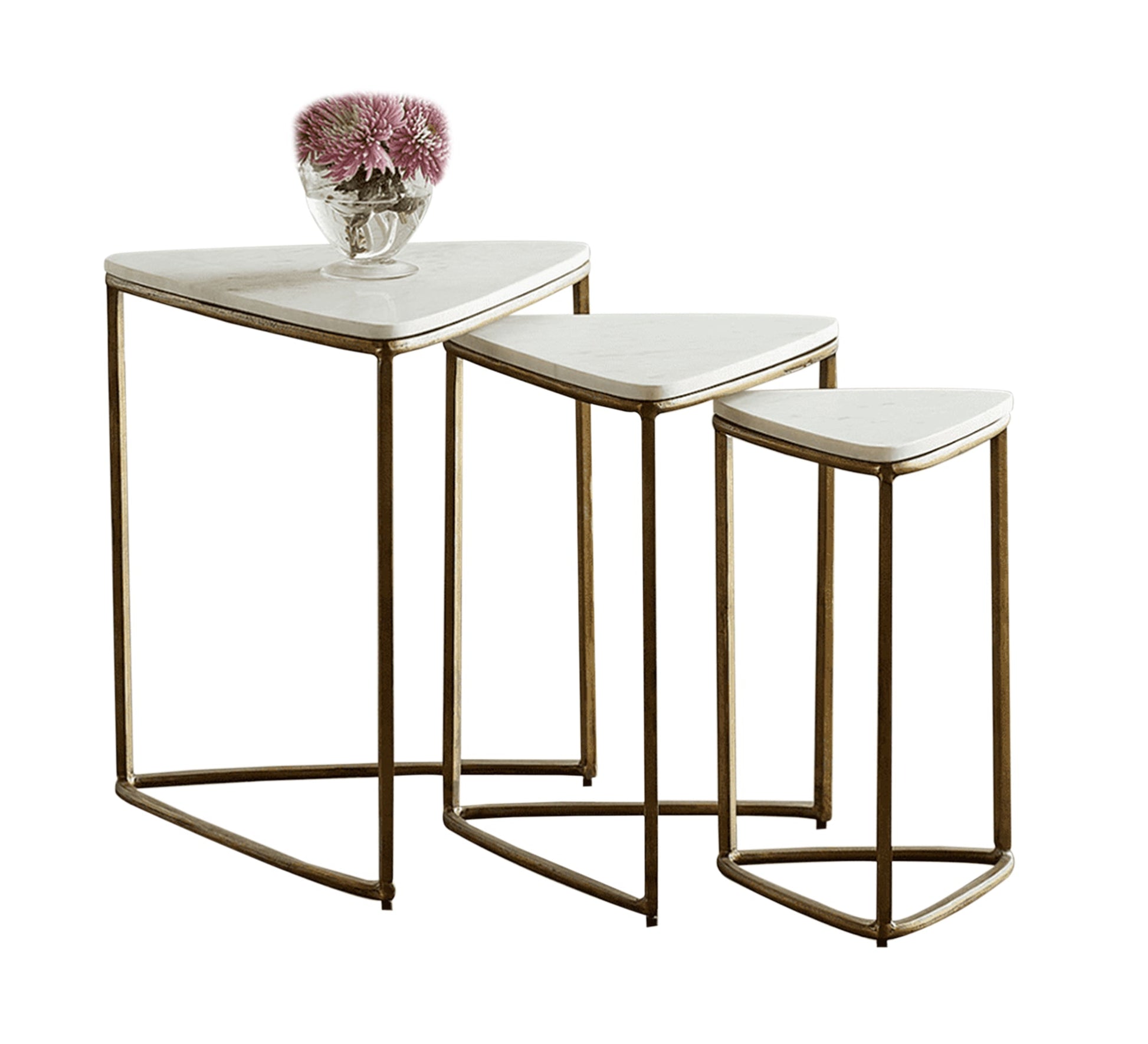 Three side tables with triangular tops - Vitrine Furniture - Furniture