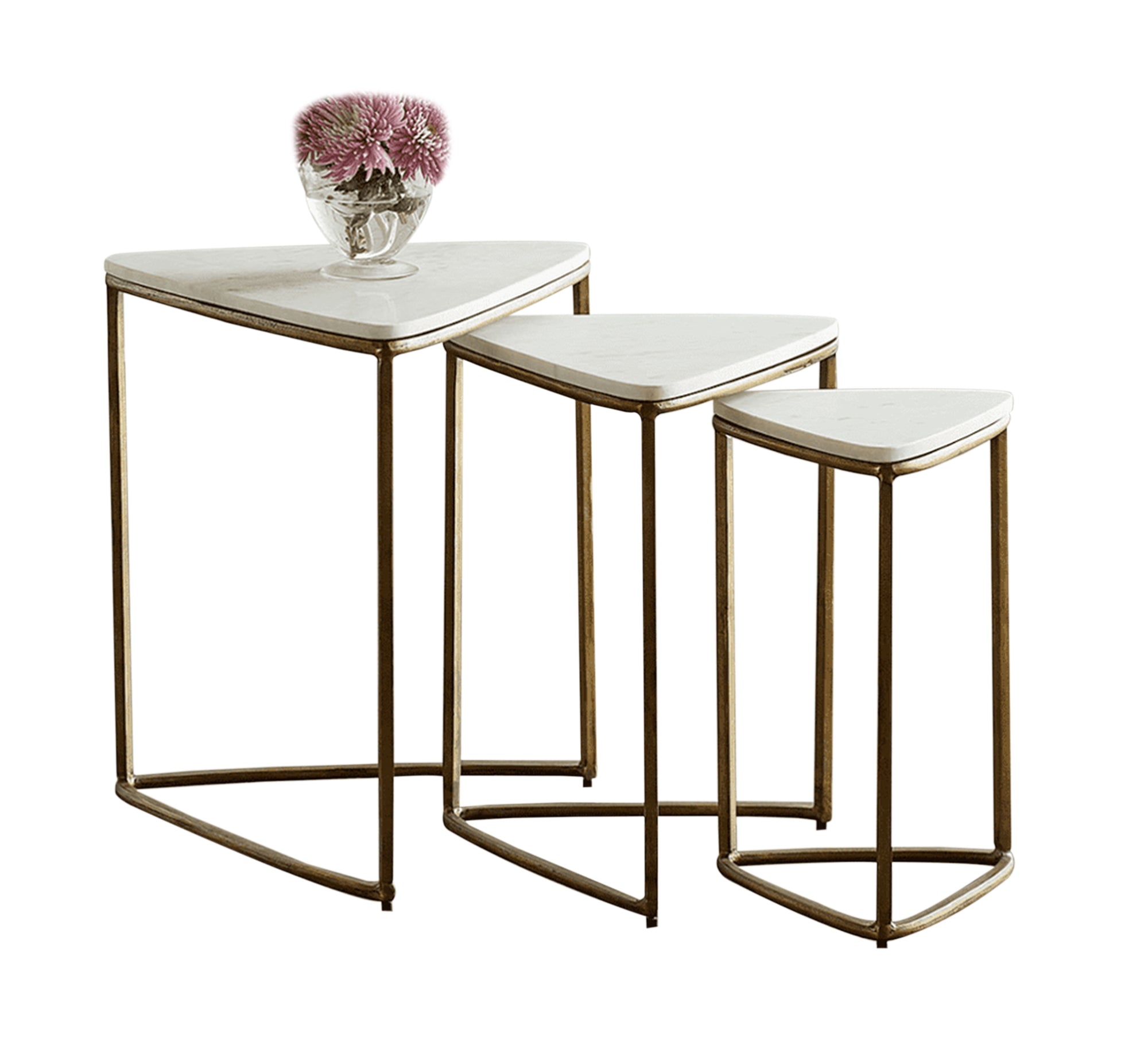 Three side tables with triangular tops - Vitrine Furniture - Furniture