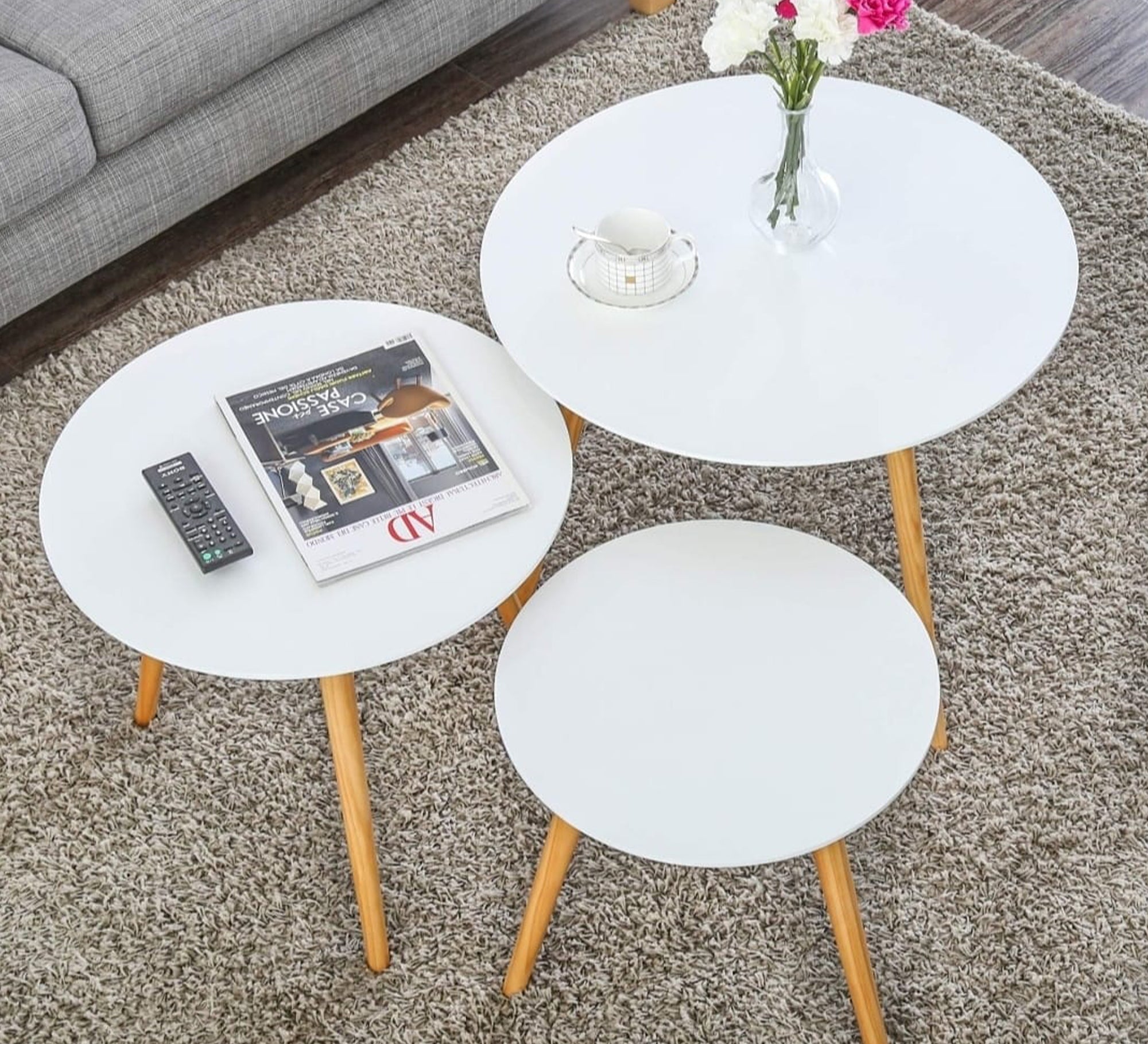 Three tables with a touch of simplicity to refresh your living space - Vitrine Furniture - Side Tables