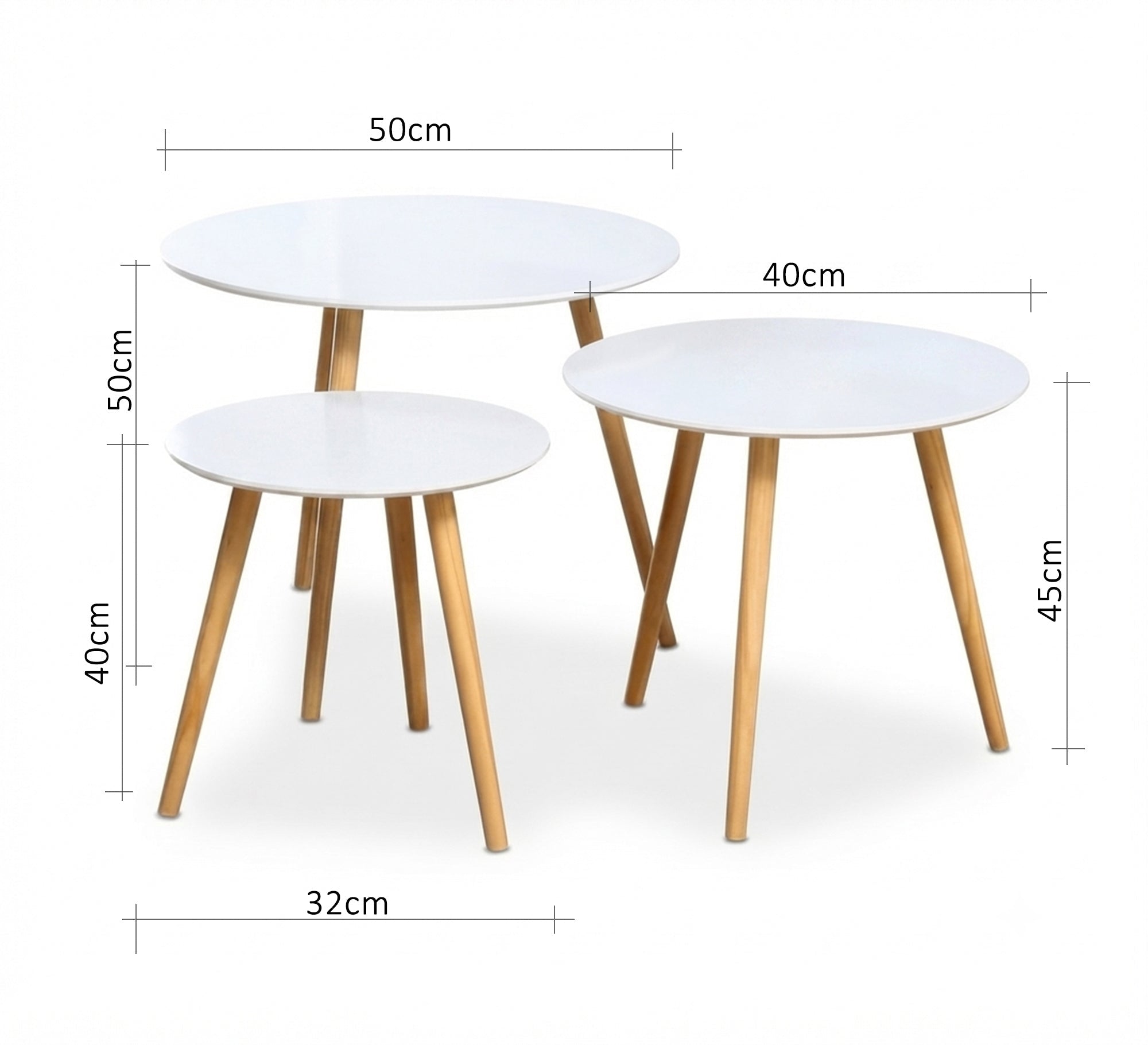 Three tables with a touch of simplicity to refresh your living space - Vitrine Furniture - Side Tables