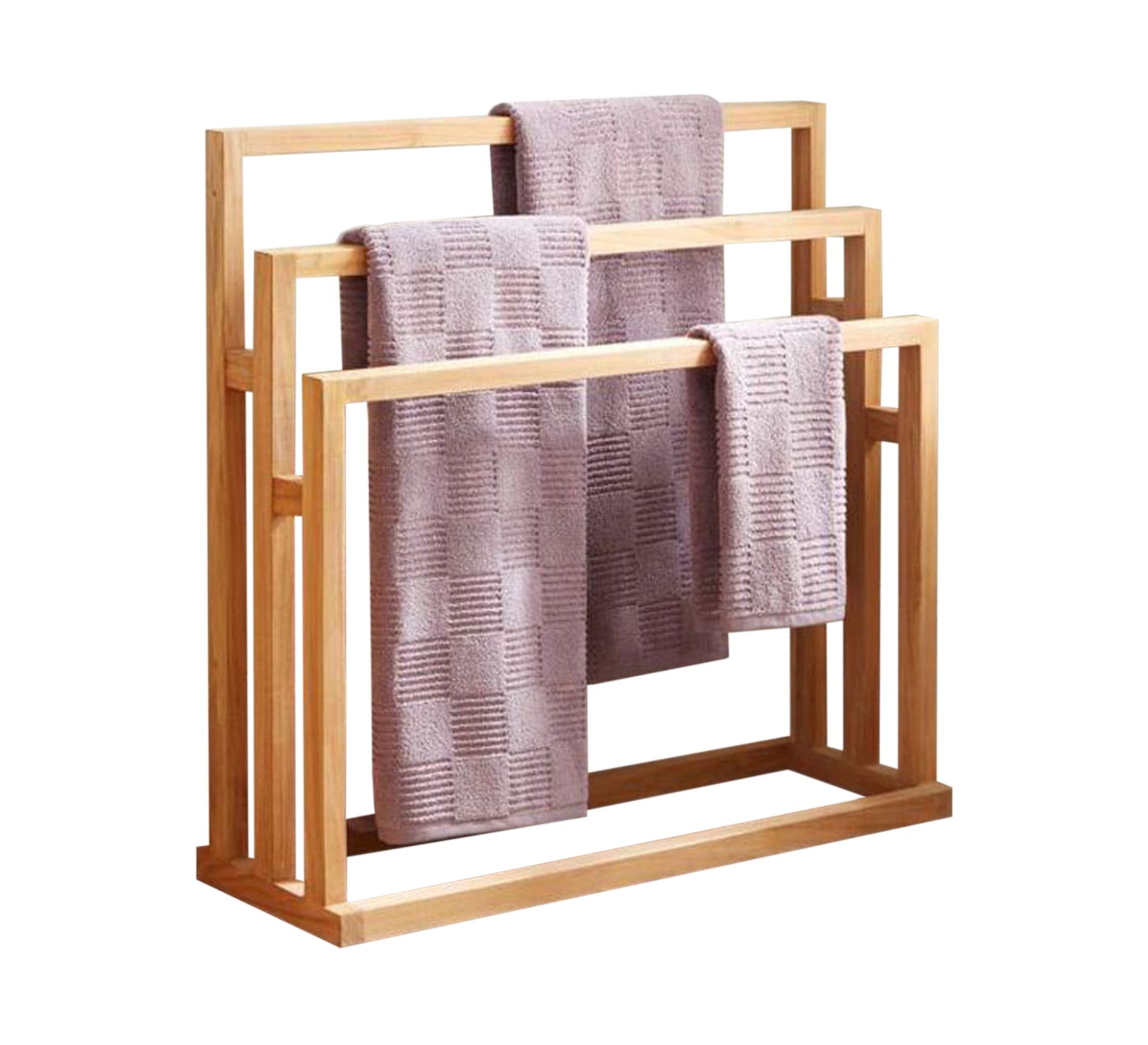 Three - tier floor towel rack - Vitrine Furniture - Furniture