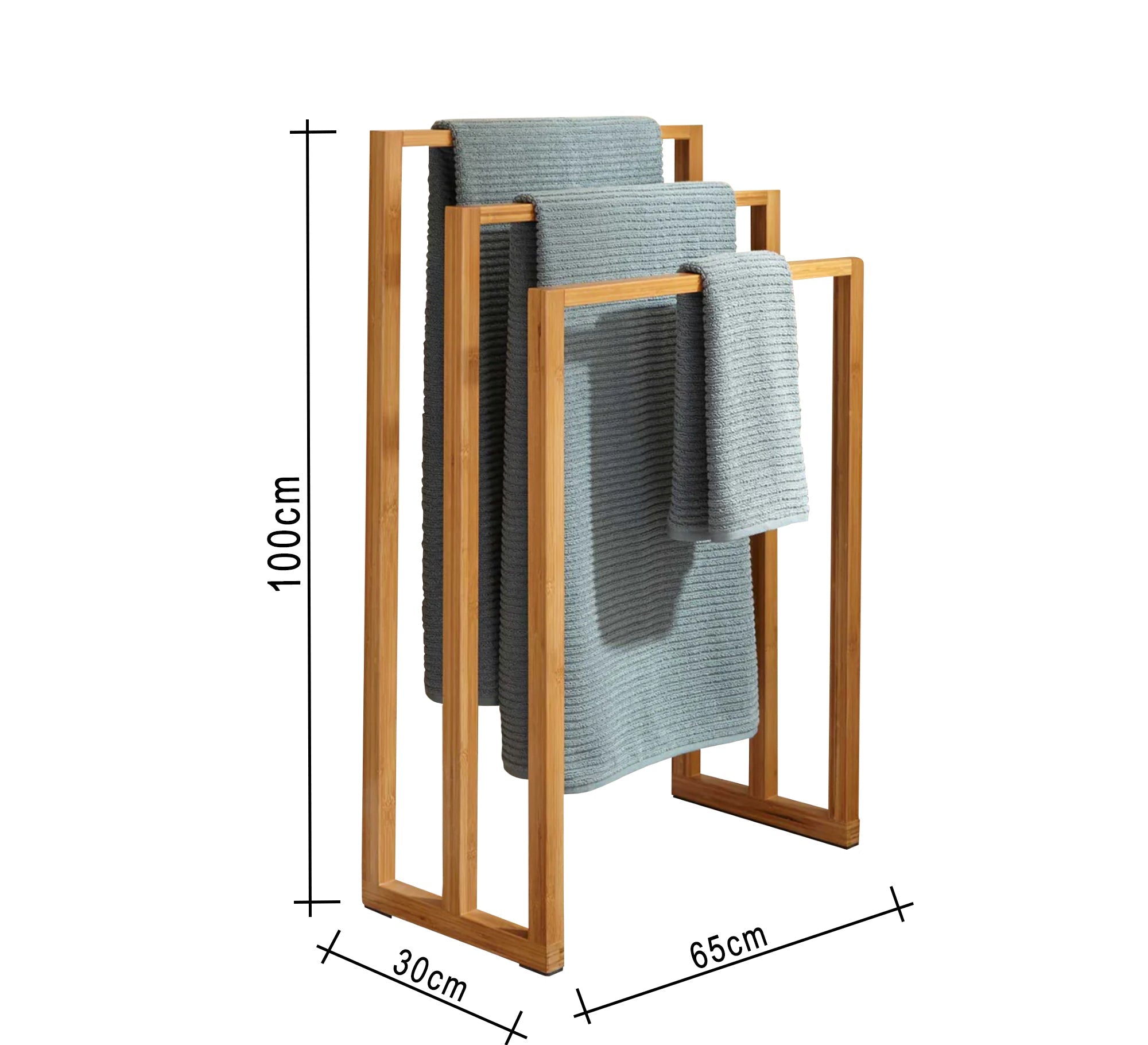 Three - Tier Towel Rack - Vitrine Furniture - Furniture