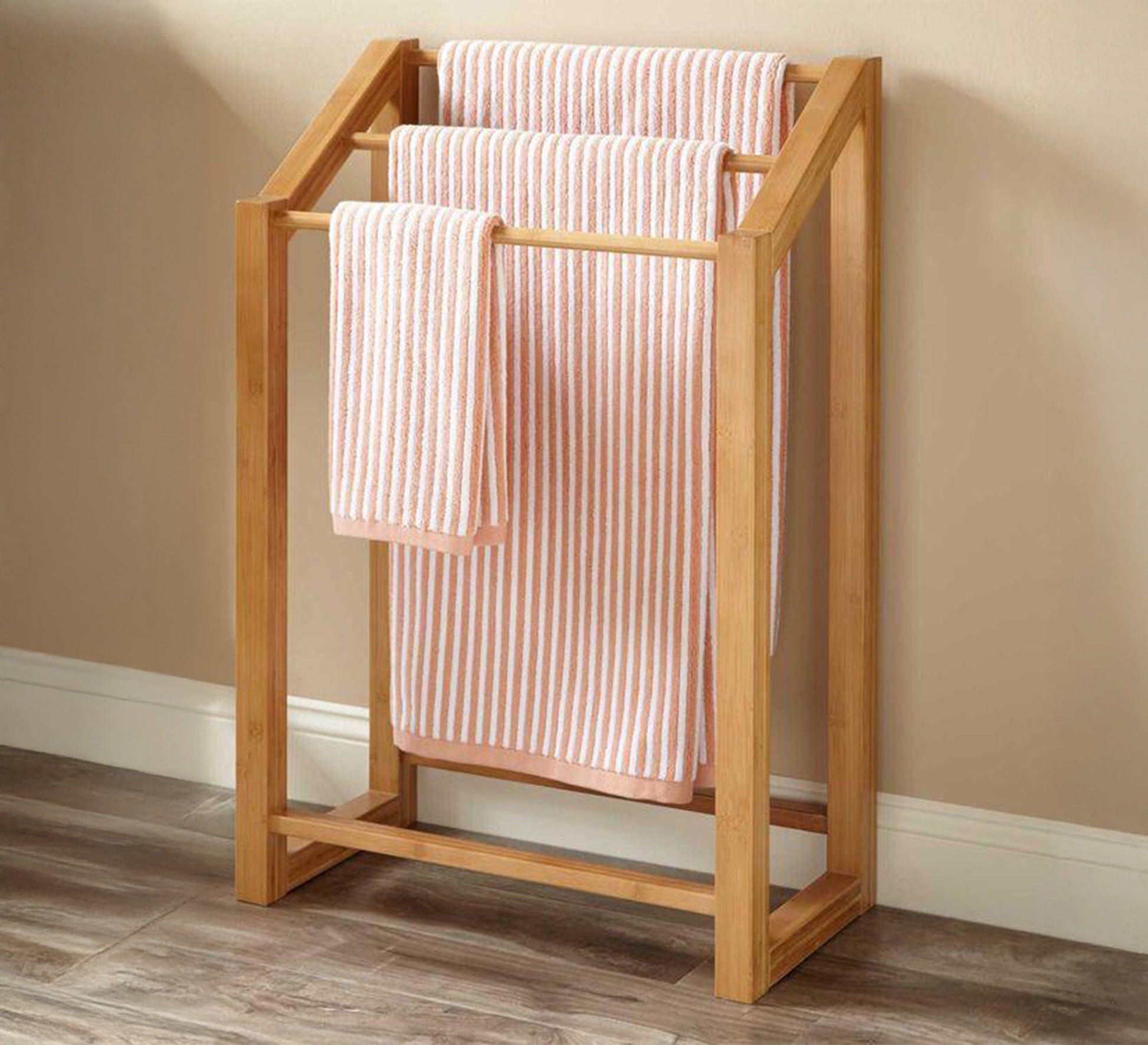 Three - tiered towel rail for bathroom use - Vitrine Furniture - Furniture