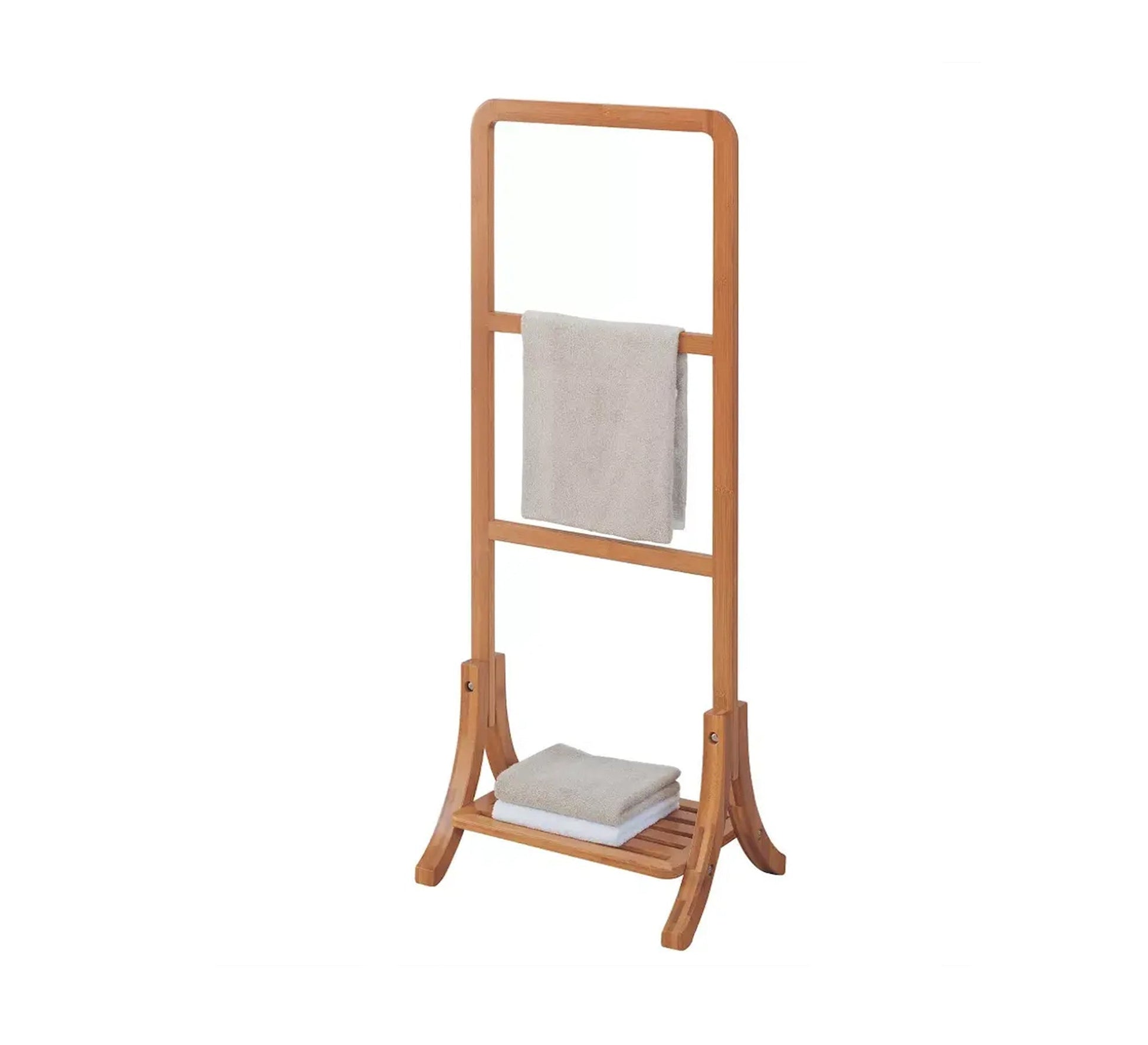 Three - tiered towel rail with lower shelf - Vitrine Furniture - Furniture