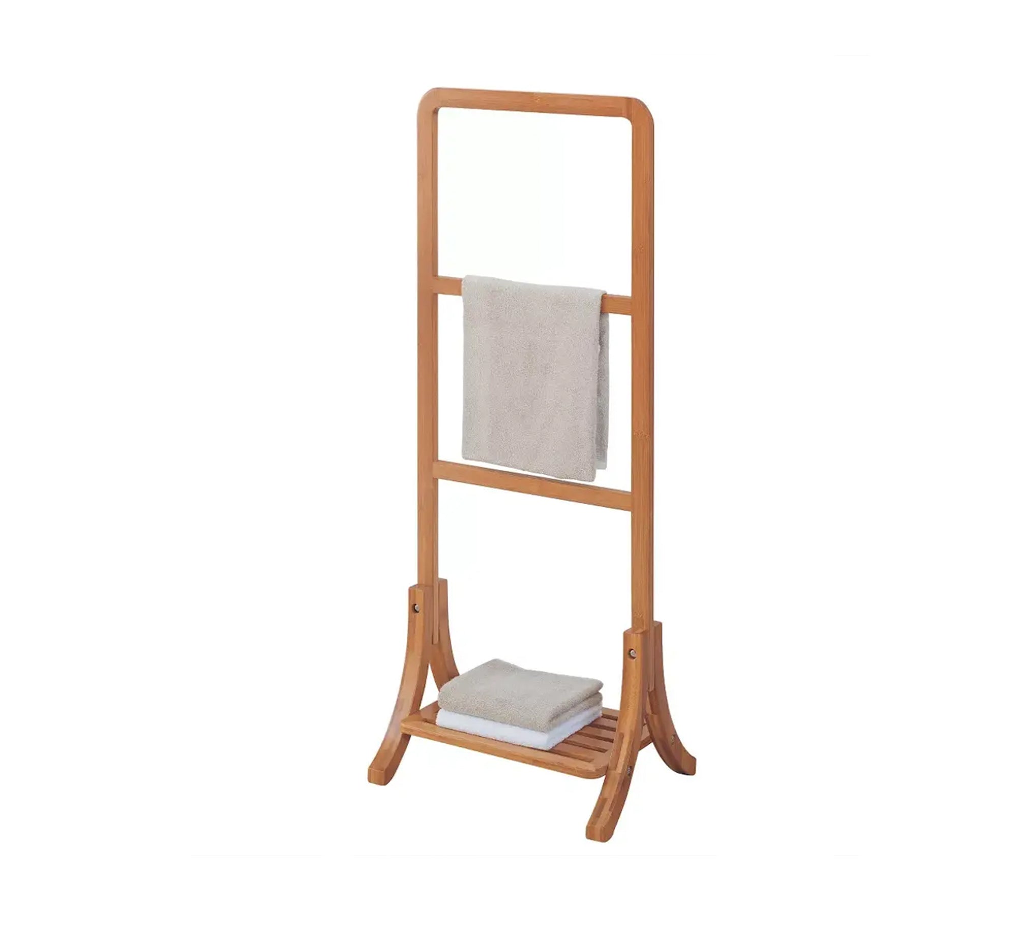 Three - tiered towel rail with lower shelf - Vitrine Furniture - Furniture