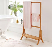 Three - tiered towel rail with lower shelf - Vitrine Furniture - Furniture